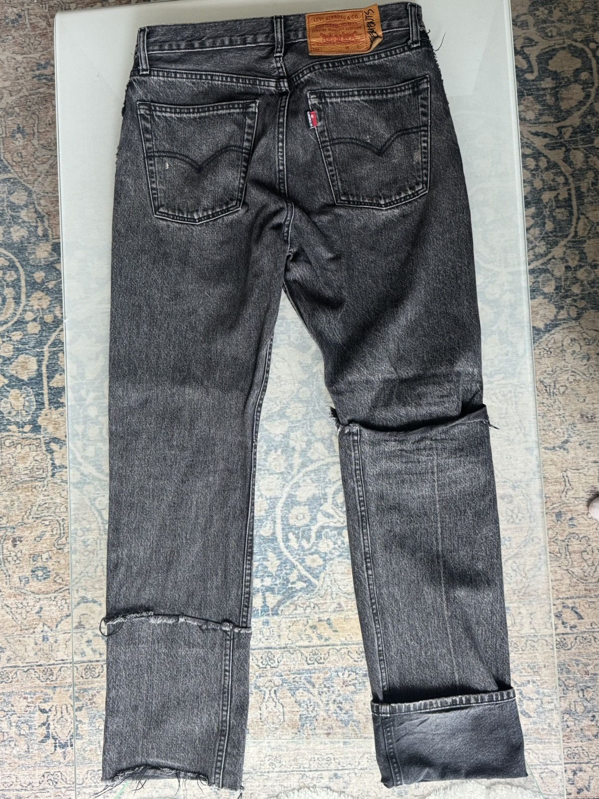 Vetements Vetements x Levi’s “615” Assymetrical Denim AW19 Size US 30 / EU 46 - 4 Thumbnail