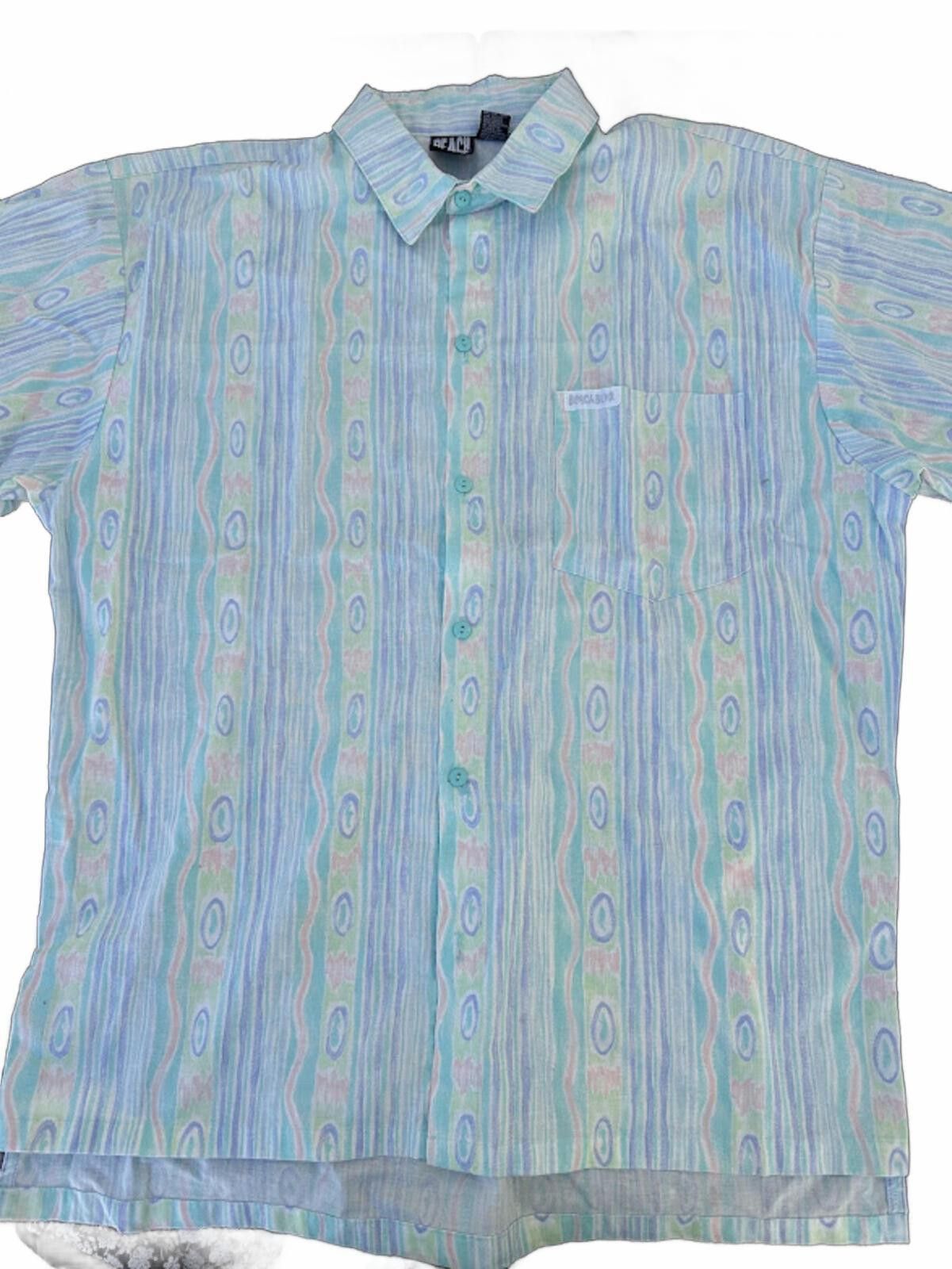 Other Beach Blvd Pastel Surf Stripe Shirt USA Size US L / EU 52-54 / 3 - 1 Thumbnail