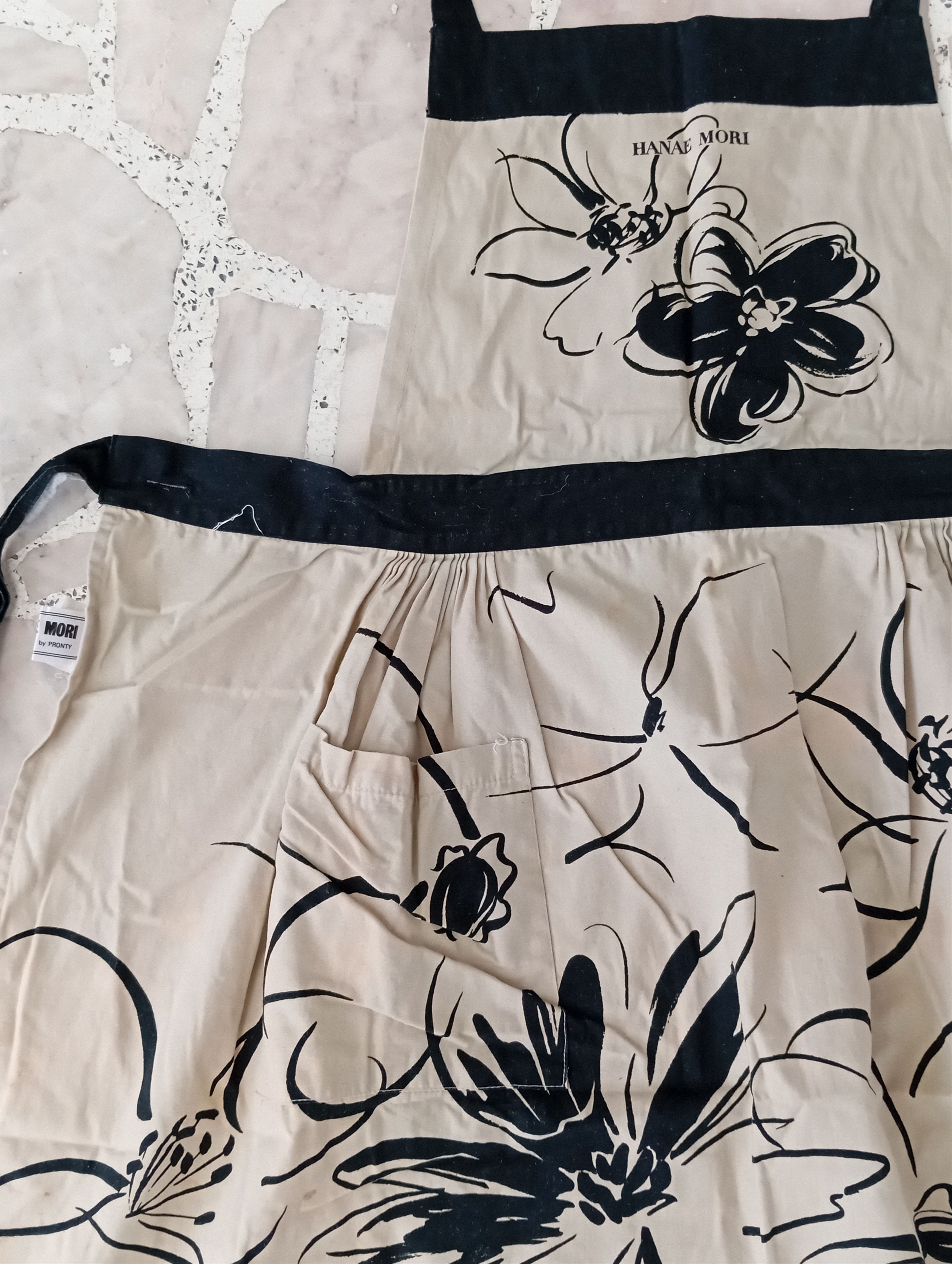 Hanae Mori × Japanese Brand Hanae Mori Cooking Apron rare Size M / US 6-8 / IT 42-44 - 3 Thumbnail