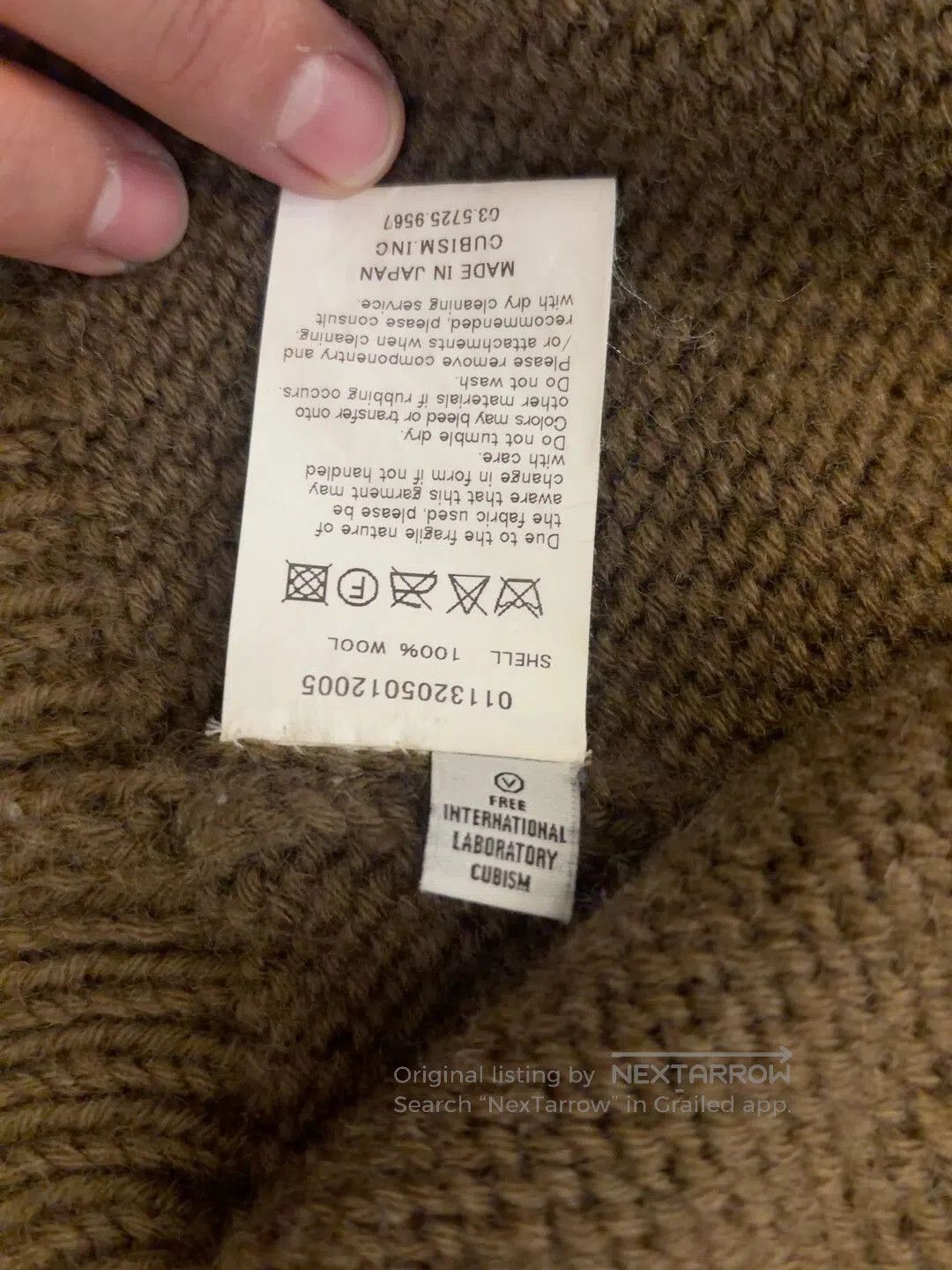 Visvim visvim Sturgis Zip Sweater in Brown. Size US L / EU 52-54 / 3 - 5 Thumbnail