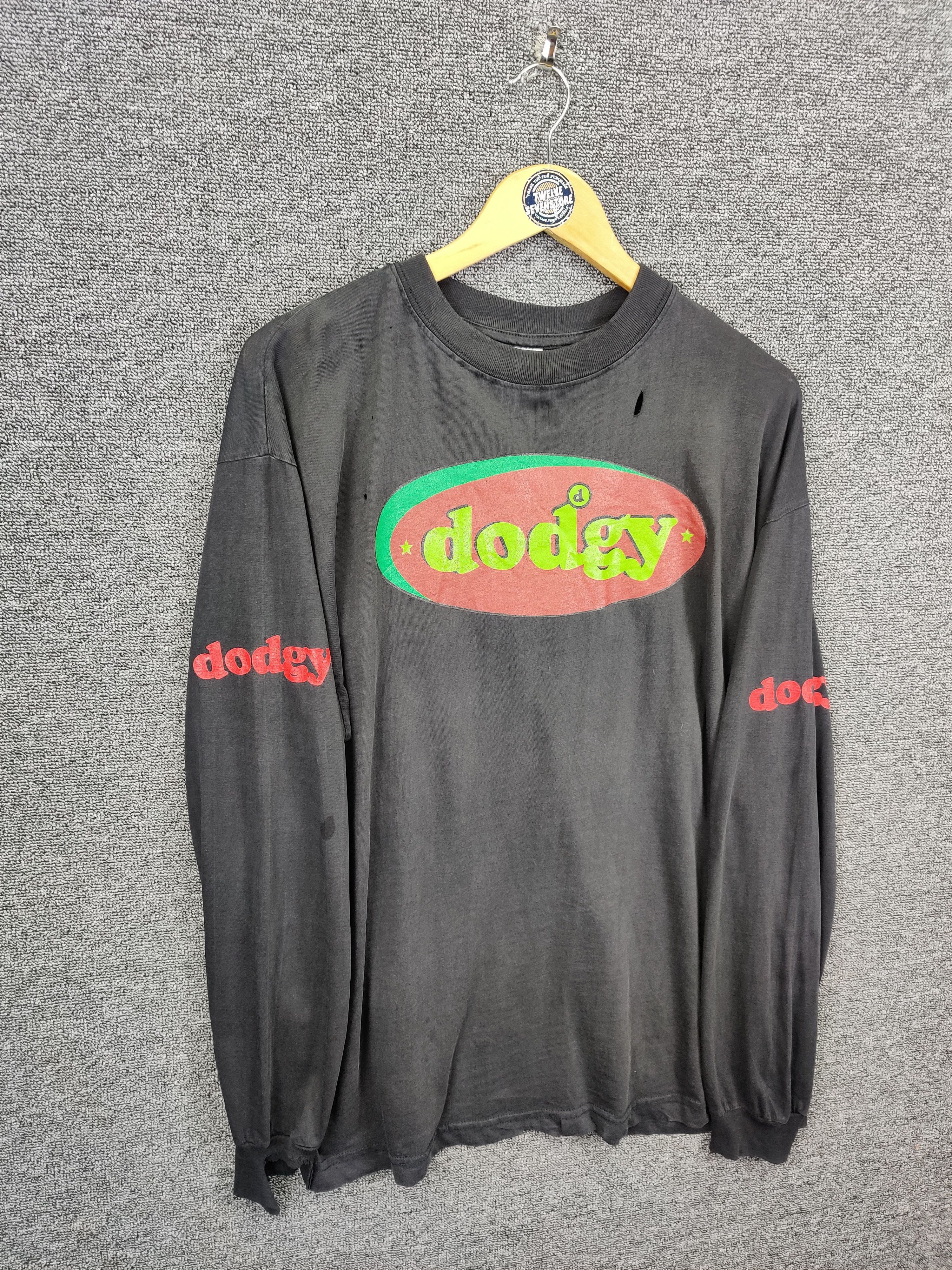 Band Tees Vintage Thrashed Dodgy Distressed Britpop Long Sleeve Tshirt Size US XL / EU 56 / 4 - 5 Thumbnail