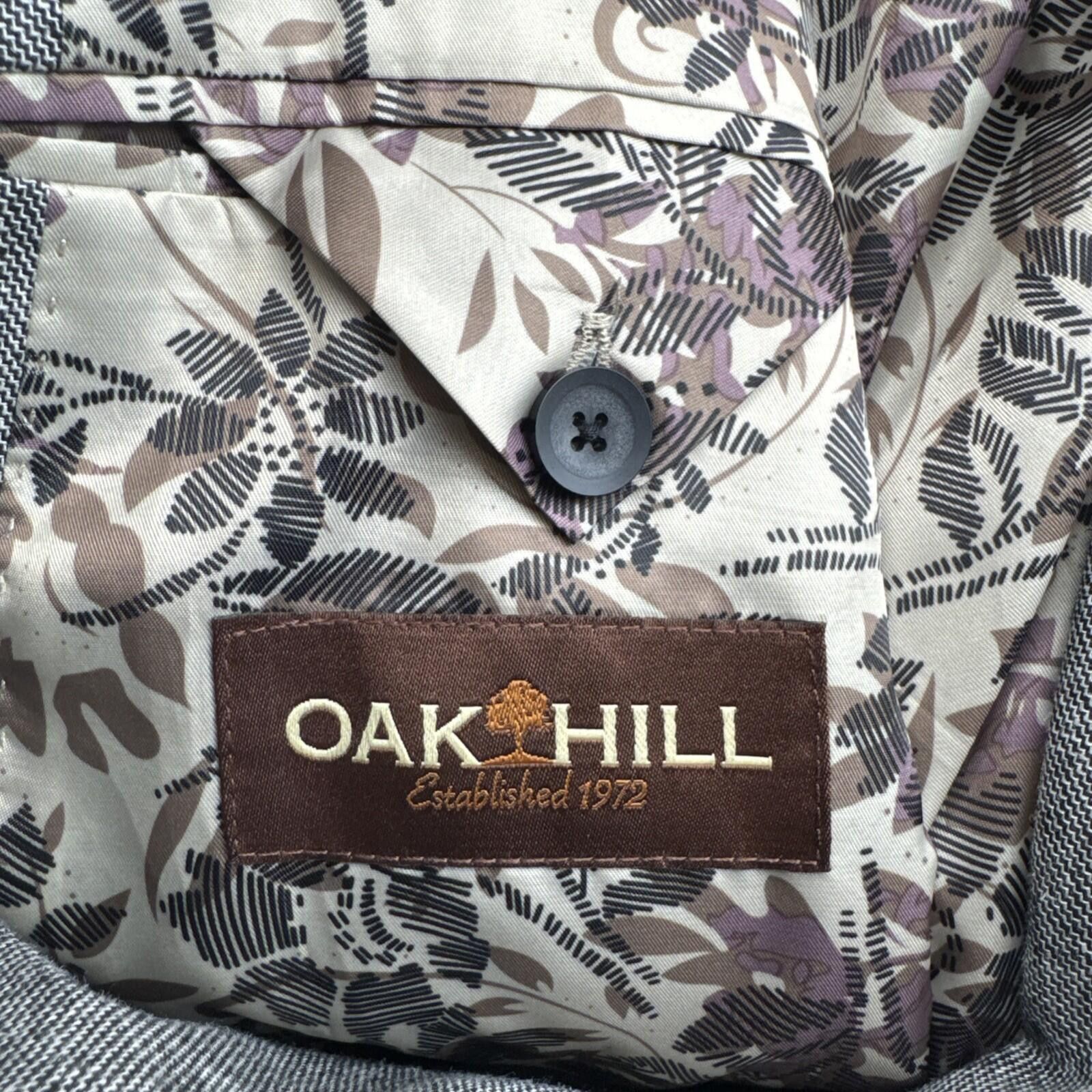 Other Oak Hill Linen Blend Blazer 2 Button Floral Lined 4XLT 58/60 Size 54R - 6 Thumbnail