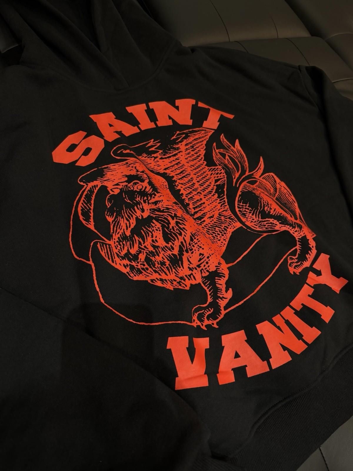 Saint Vanity Size XXL - Saint Vanity Pullover Hoodie Black Red 2025 NEW Size US XXL / EU 58 / 5 - 5 Thumbnail