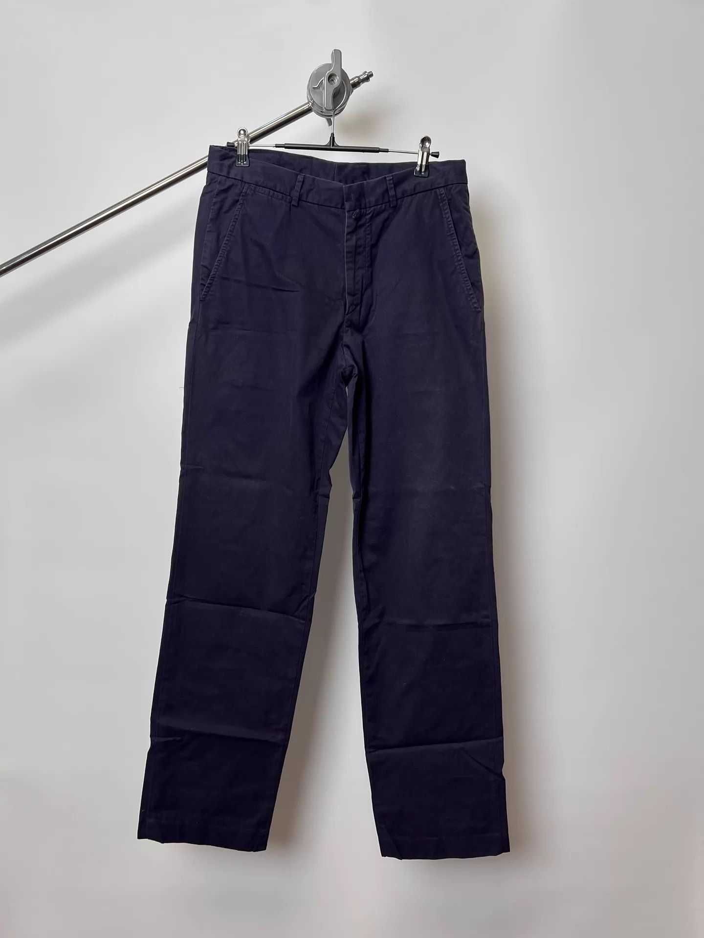 Jil Sander JIL SANDER 00s Purple Washed Straight Leg Pants Size US 30 / EU 46 - 1 Thumbnail