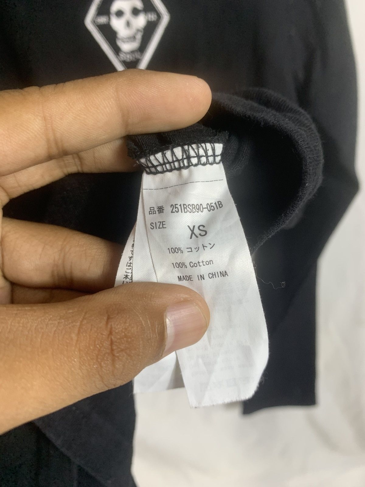 Japanese Brand Japanese Azul skulls longsleve Size US S / EU 44-46 / 1 - 5 Thumbnail