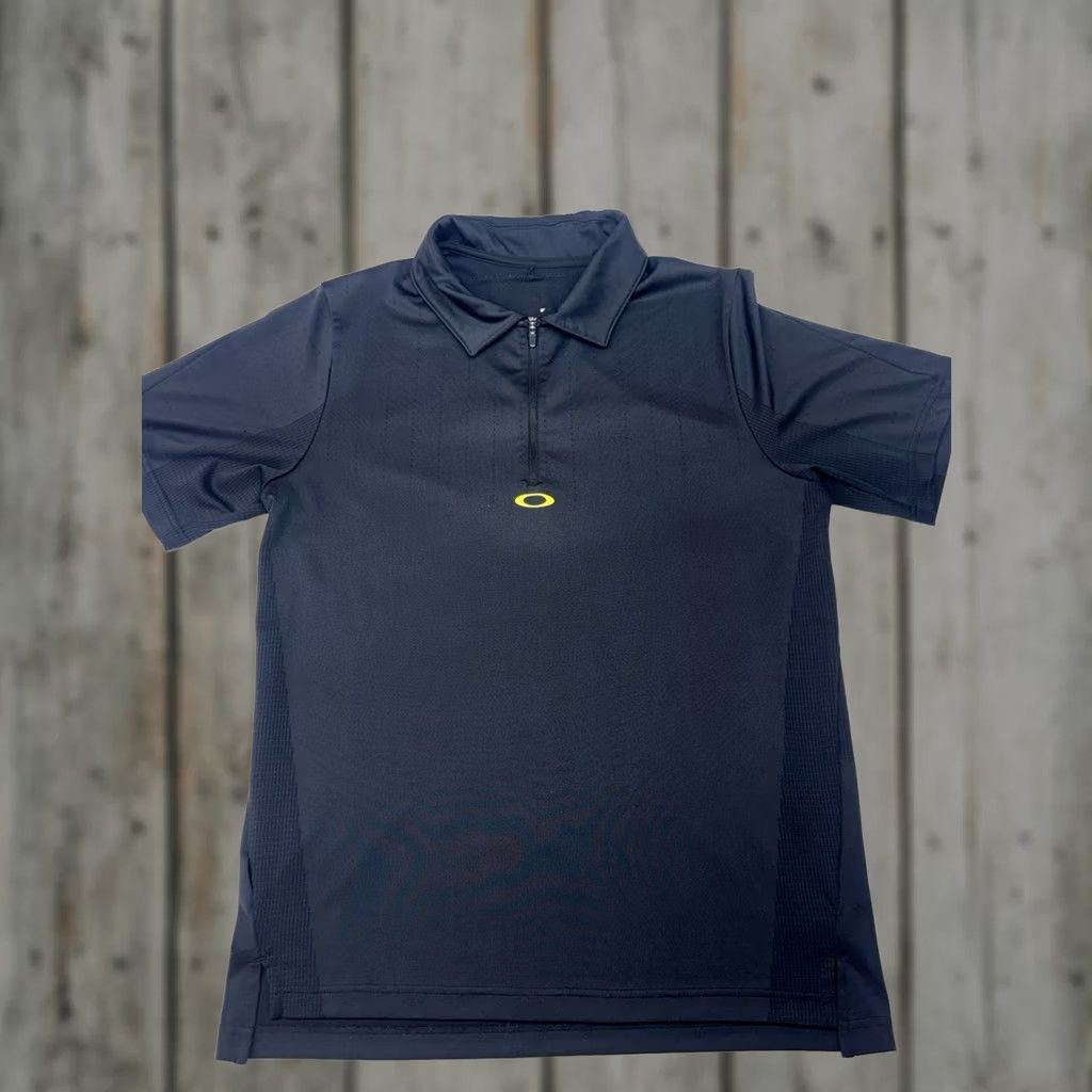 Oakley Oakley Performance Golf Polo Shirt Mens M Black Short Sleeve 1/4 Zip Regular Fit Polo Size US M / EU 48-50 / 2 - 1 Thumbnail