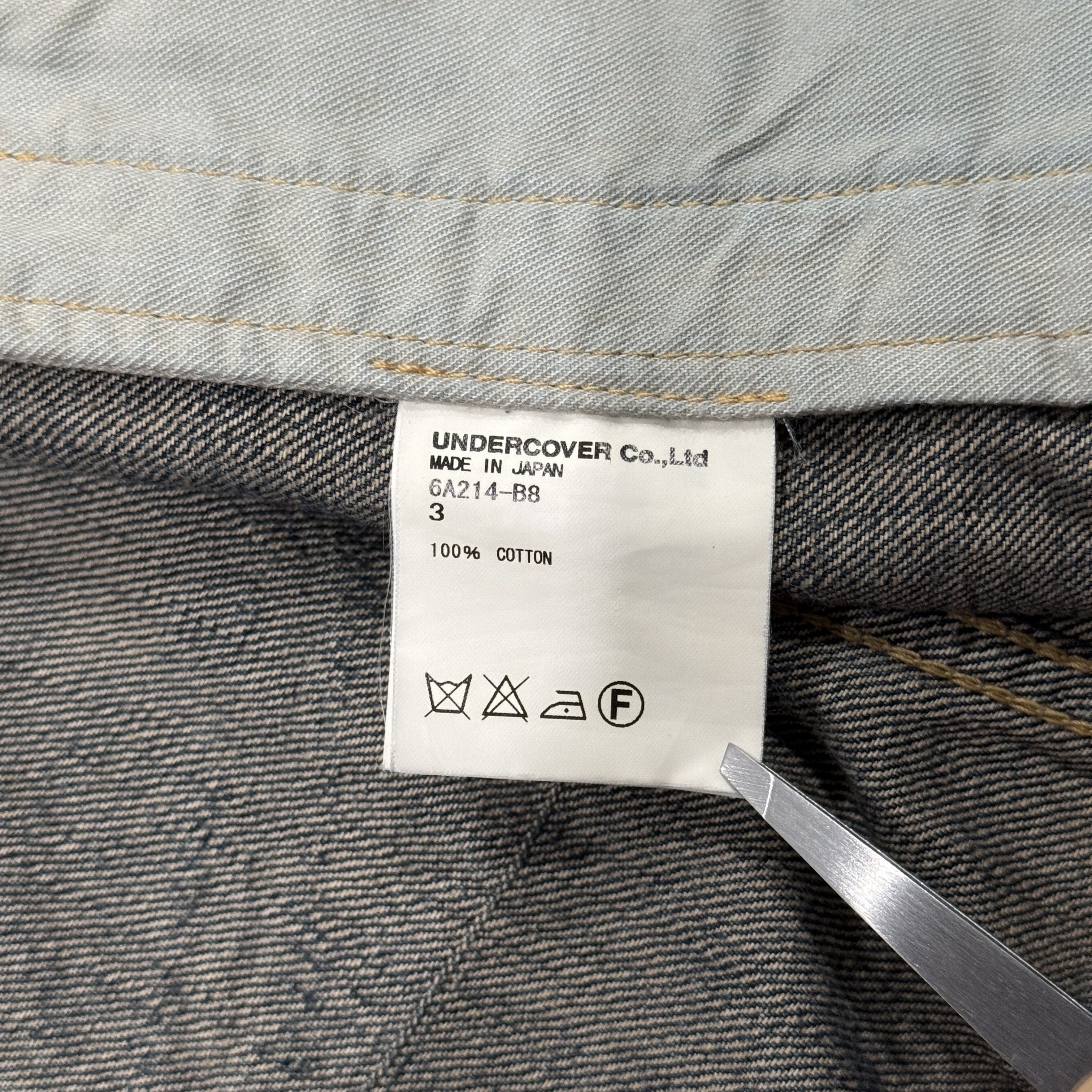 Jun Takahashi × Undercover Undercover AW06 Bug denim Jacket “GURUGURU” Size US L / EU 52-54 / 3 - 6 Thumbnail