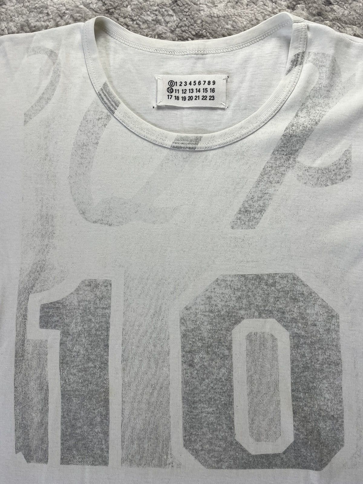 Maison Margiela SS99 Artisanal (0) (10) White T Shirt Size US L / EU 52-54 / 3 - 3 Thumbnail
