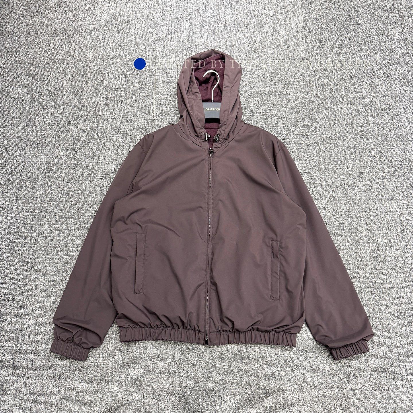 Loro Piana Purple Hooded Zip-Up Light Jacket Size S Size US S / EU 44-46 / 1 - 1 Thumbnail