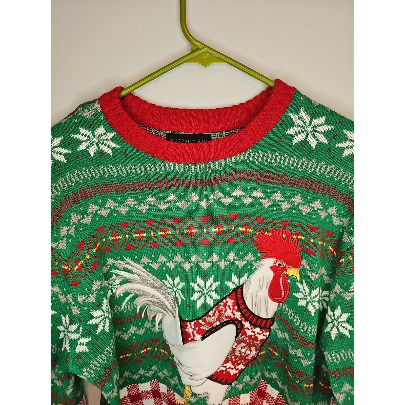 Other Blizzard Bay Ugly Christmas Sweater M Rooster Applique Size US M / EU 48-50 / 2 - 3 Thumbnail