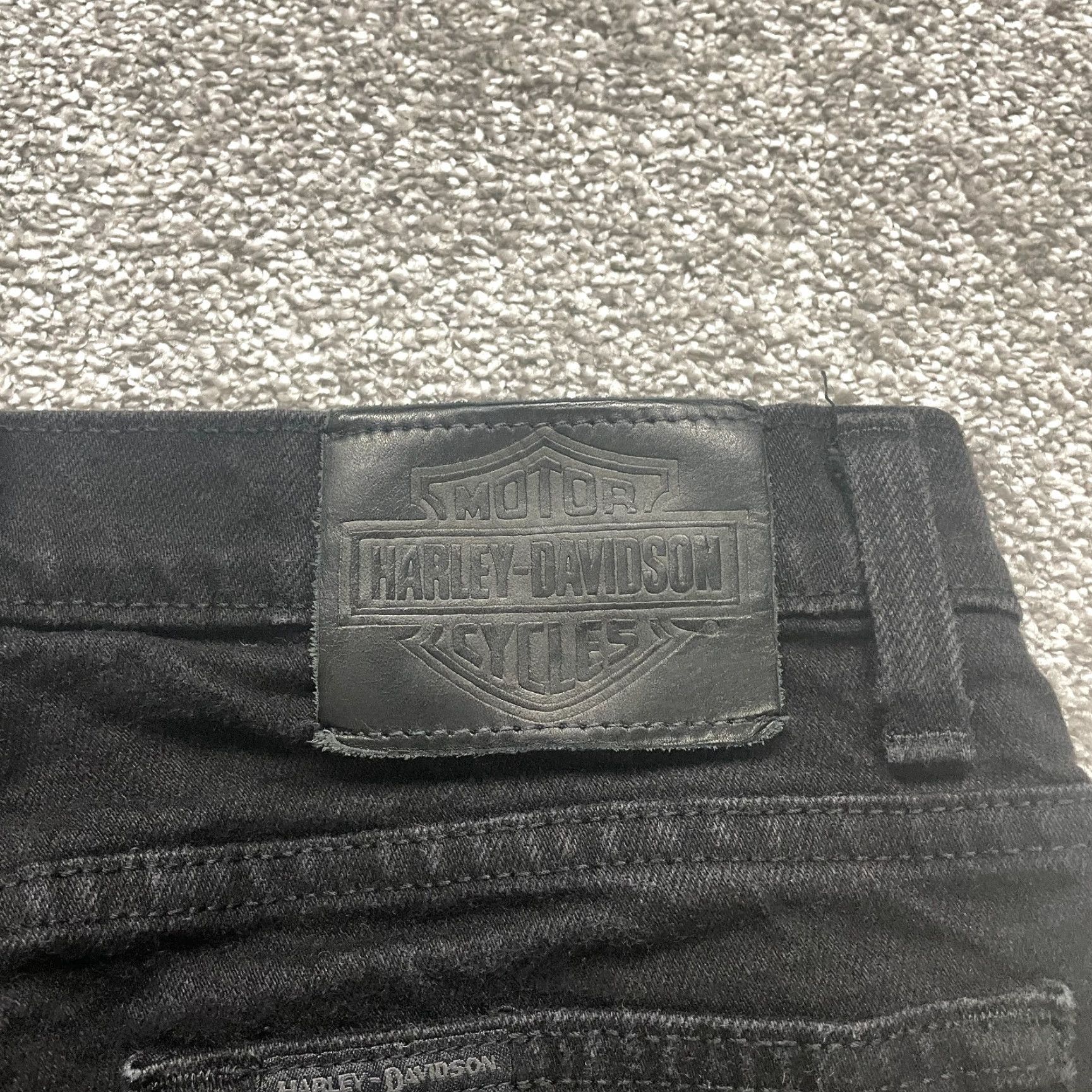 Harley Davidson Harley-Davidson Jeans Denim Straight 4P Women Black 28x28 Vintage? No Size 27" / US 4 / IT 40 - 5 Thumbnail