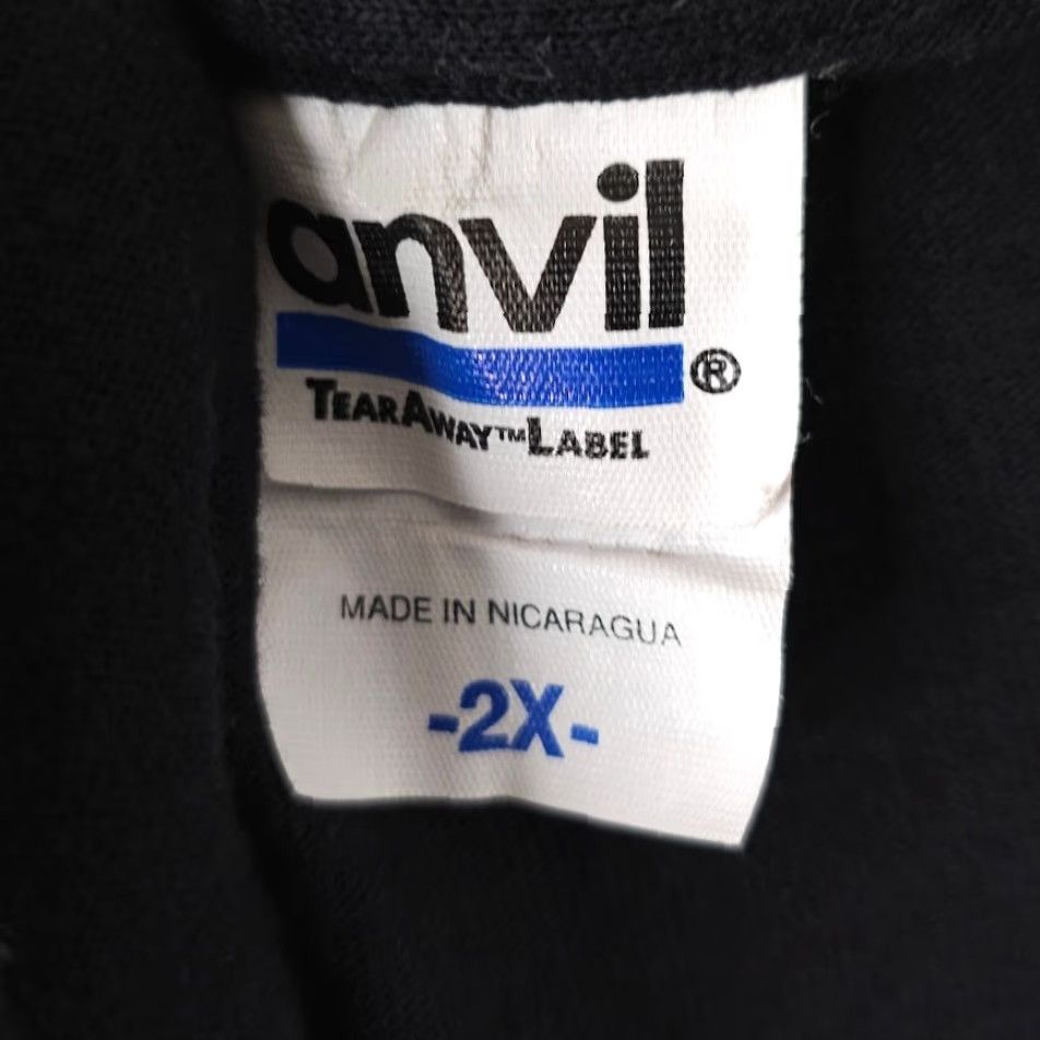 Anvil VINTAGE Circle Jerks T Shirt Mens 2XL Black Punk Rock Tee Skank Kid Shawn Kerri Size US XXL / EU 58 / 5 - 6 Thumbnail