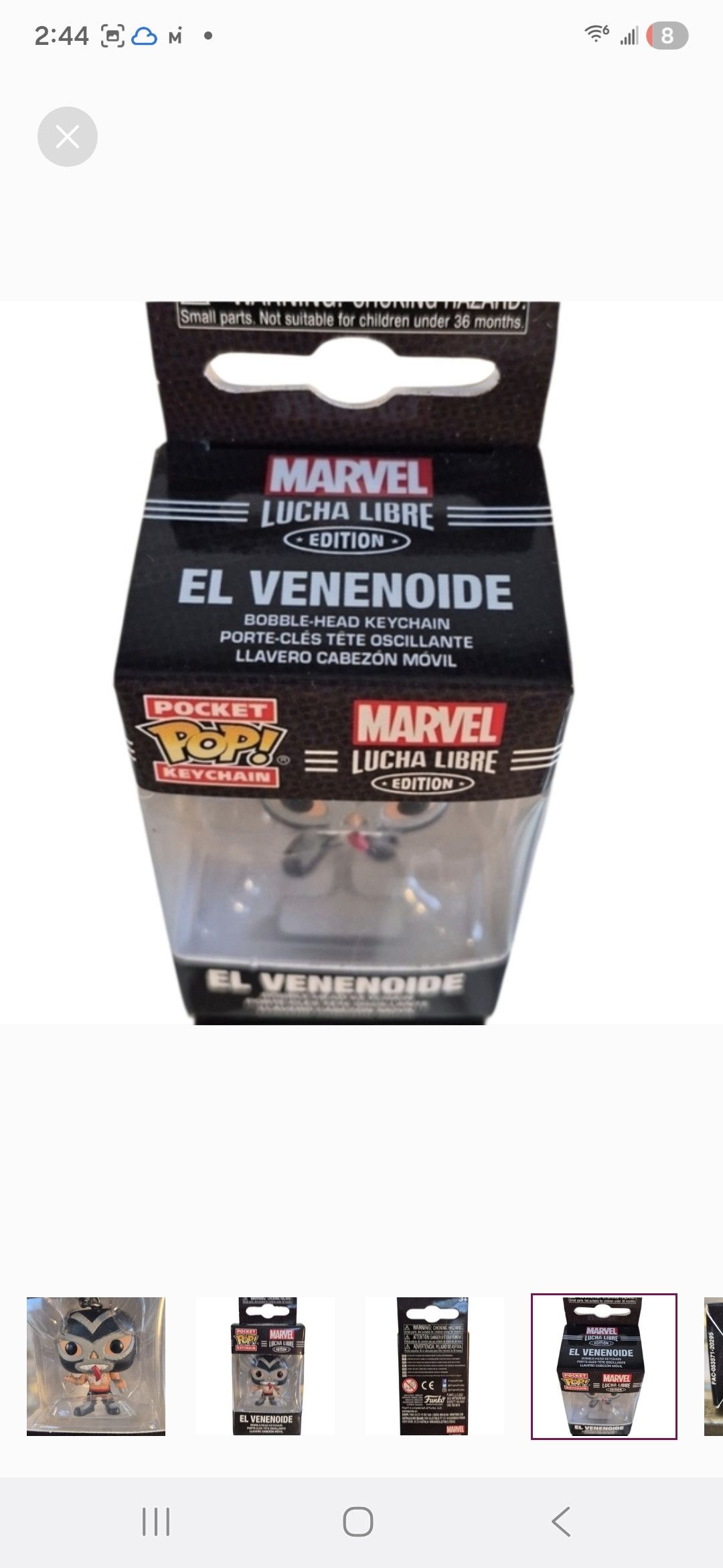 Other Funko × Marvel-EL VENENOIDE POP Edition Keychain Size ONE SIZE - 4 Thumbnail
