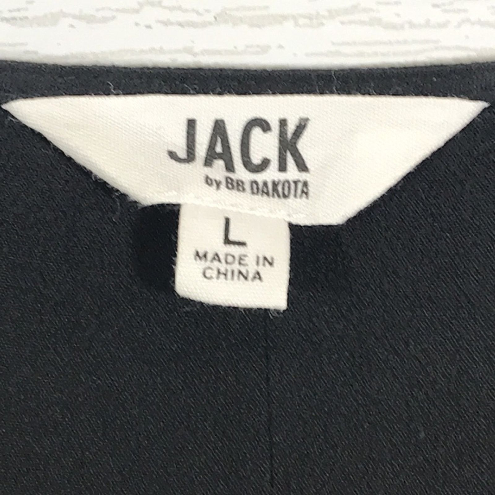 Other Jack by BB Dakota Black Long Sleeve Shirt Size Large Size L / US 10 / IT 46 - 4 Thumbnail