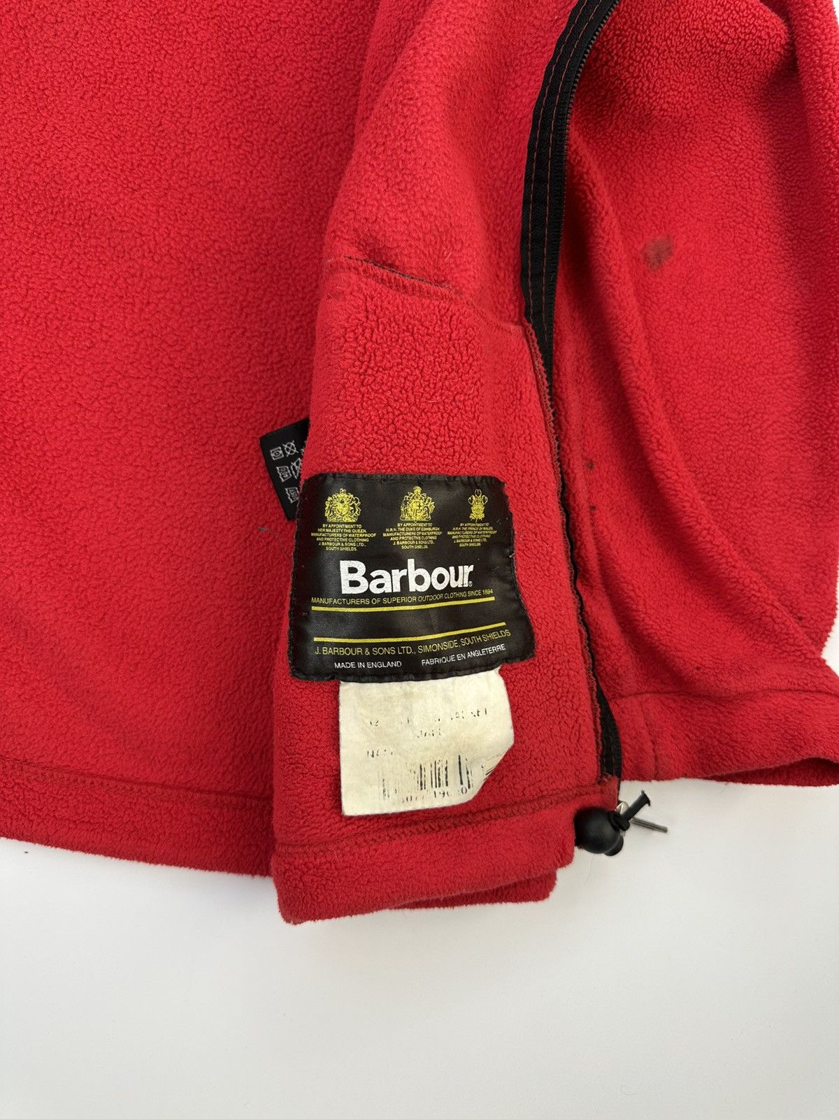 Barbour Barbour Fleece Zip Jacket Logo Men's Red Size US L / EU 52-54 / 3 - 11 Thumbnail
