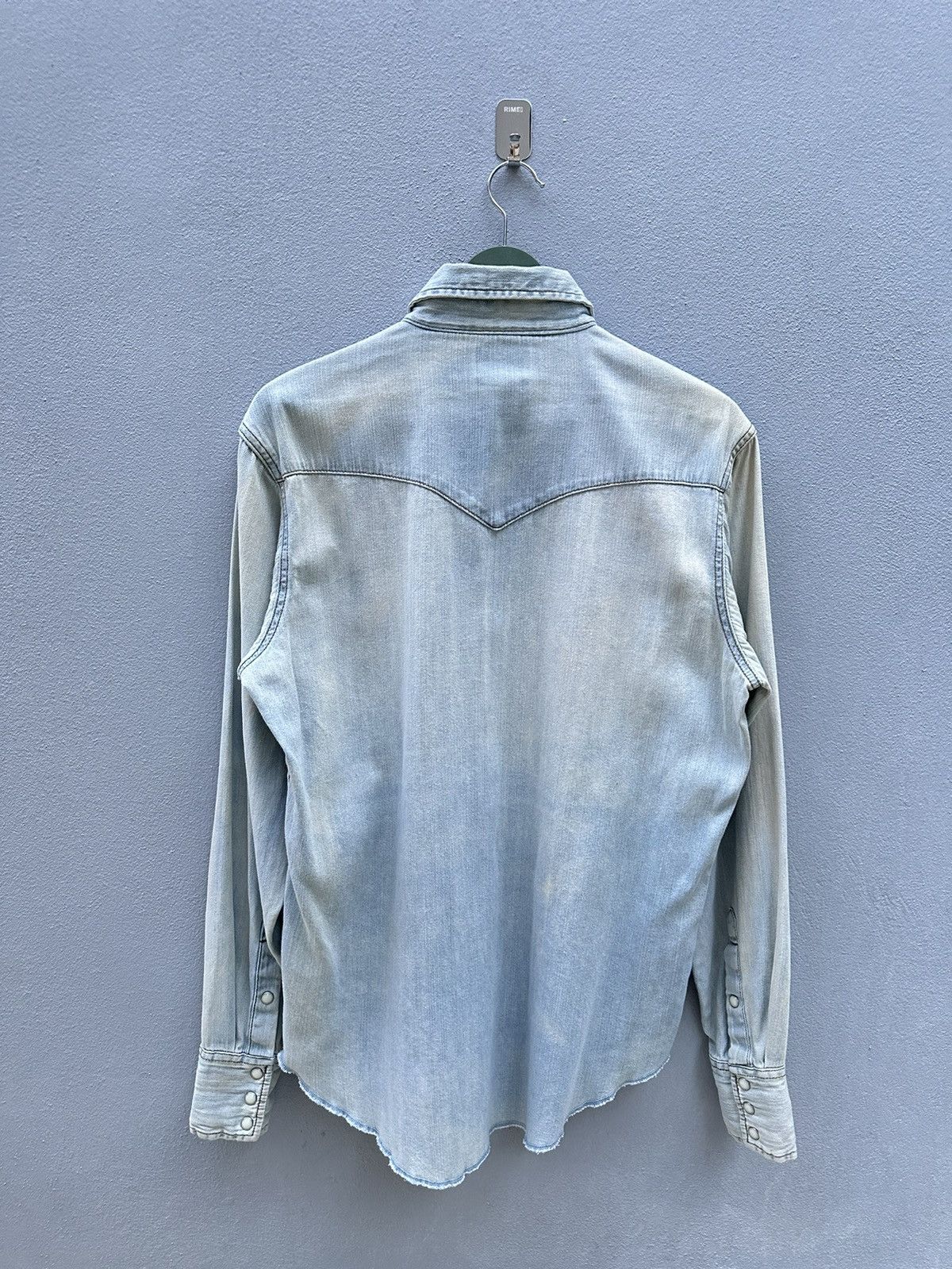 Vintage × Wrangler Vintage Western Wrangler Thrashed Shirt A140 Size US M / EU 48-50 / 2 - 6 Thumbnail