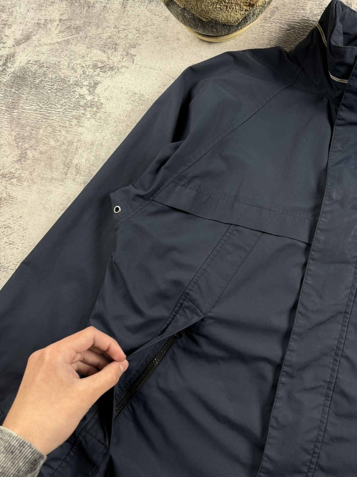 Hackett Vintage Hackett London Blue Windbreaker Bomber Light Jacket Size US M / EU 48-50 / 2 - 7 Thumbnail