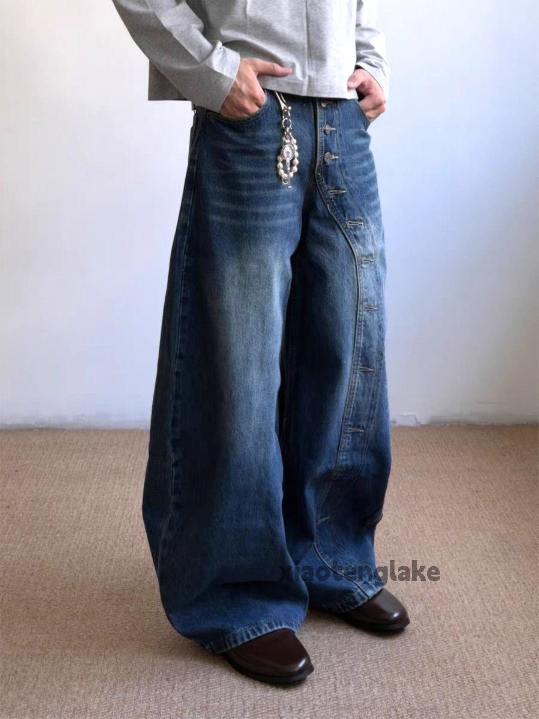 Jean xtl maisonmargiela marni style flared baggy faded jeans Size US 28 / EU 44 - 5 Thumbnail