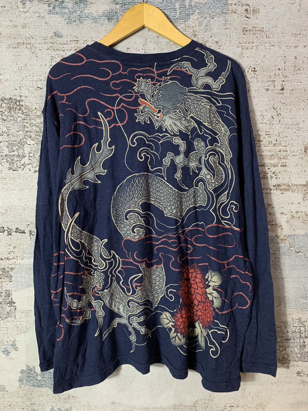 20471120 × Beauty Beast 2000s Strange Heaven Sukajan Long Sleeve Size US XXL / EU 58 / 5 - 2 Thumbnail