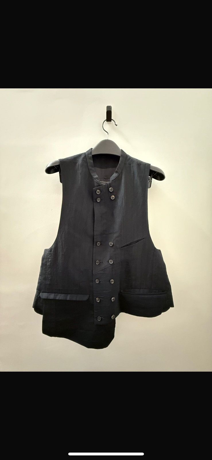 Ziggy Chen Ziggy Chen AW21 Asymmetrical Vest Size 38S - 1 Thumbnail