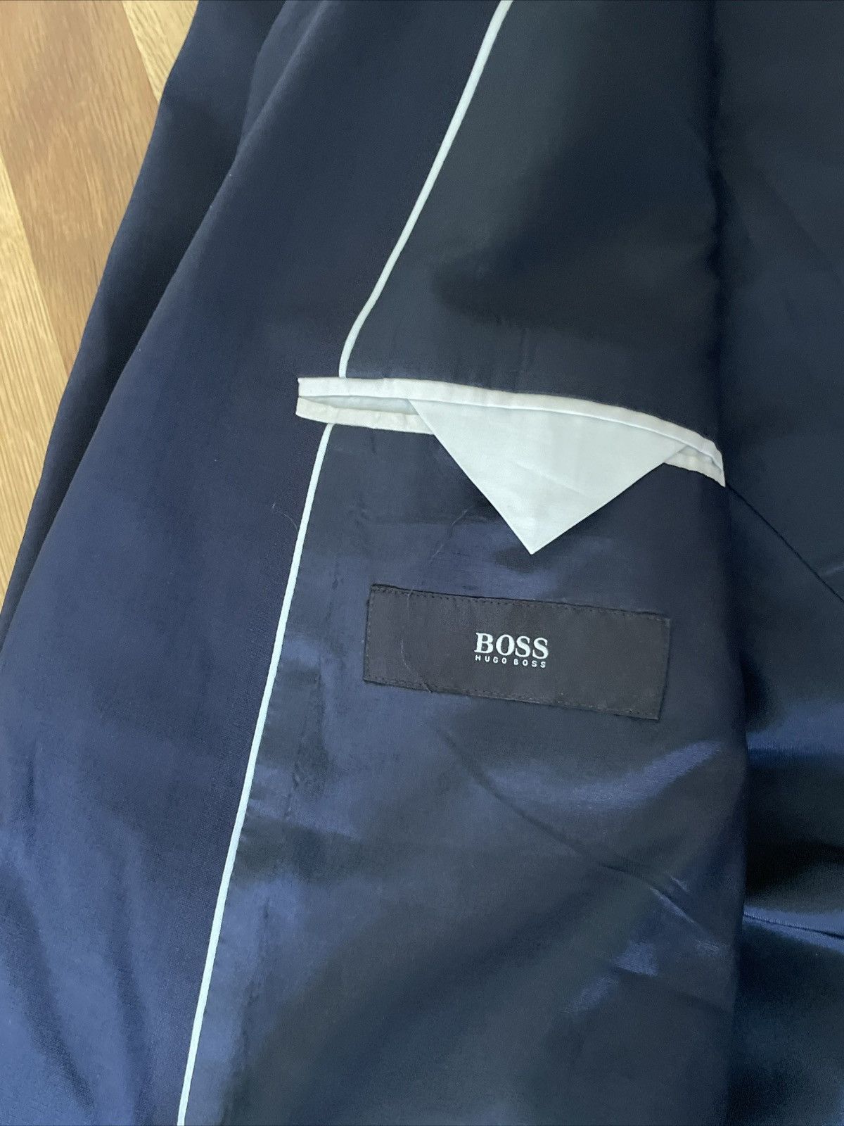 Hugo Boss Hugo Boss Jam Sharp Blue Suit Jacket Blazer 44 Size 44R - 7 Thumbnail