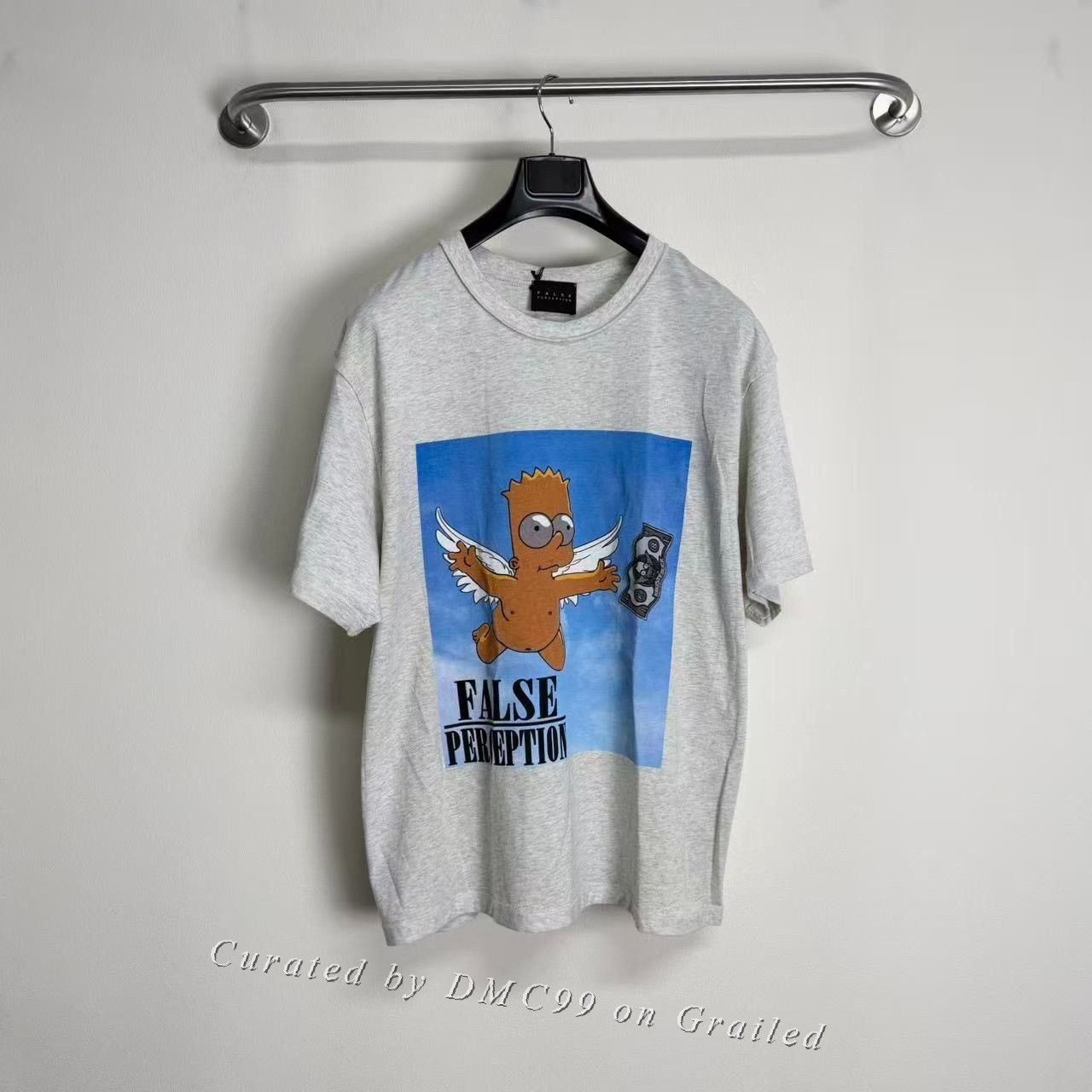 Delusion False Perception Simpson Washed Gray Short-sleeve Size US M / EU 48-50 / 2 - 1 Thumbnail