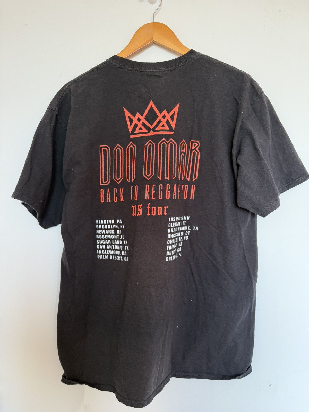 Band Tees Don Omar Back To Reggaeton US Tour Graphic Tee XL Latin Trap Size US XL / EU 56 / 4 - 2 Thumbnail