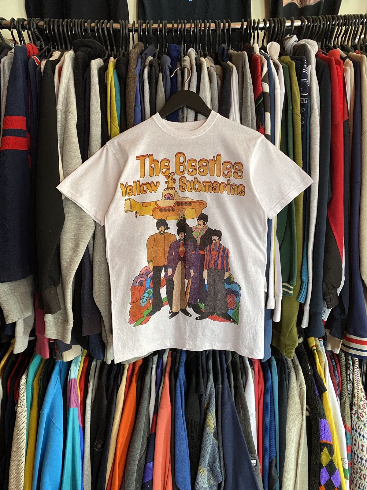Band Tees VINTAGE THE BEATLES YELLOW SUBMARINE T-SHIRT Size US S / EU 44-46 / 1 - 1 Thumbnail