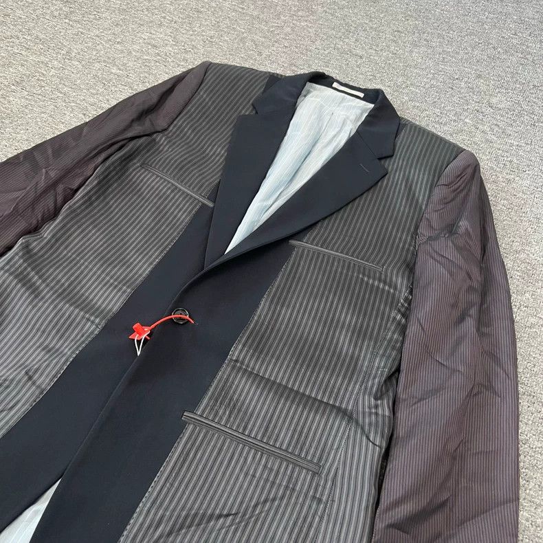 Dior Dior 19ss catwalk striped stitching suit 2502-Nextarrow Size 52R - 3 Thumbnail