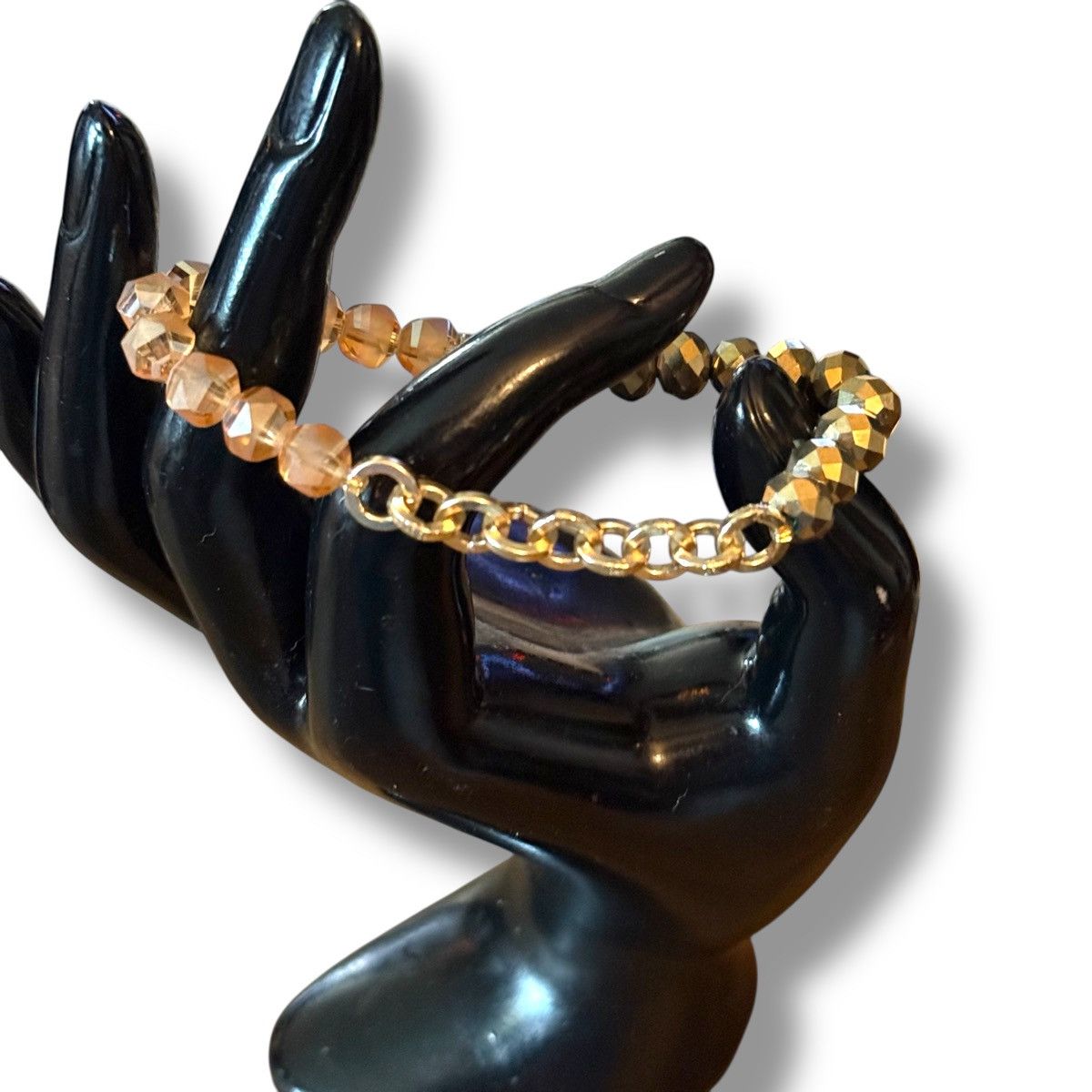 Other Erimish champagne and gold bead stretch bracelet Size ONE SIZE - 2 Thumbnail