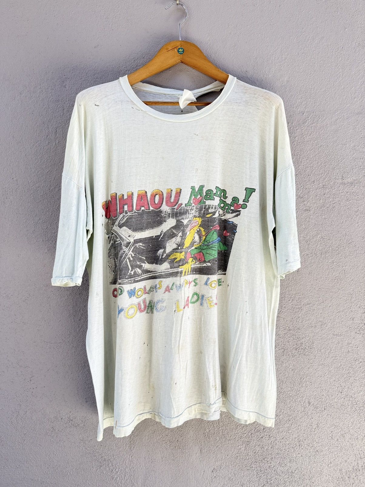Grailed Thrashed Vintage 90s The Mask Movie Jim Carrey Distressed T Size US XXL / EU 58 / 5 - 1 Thumbnail