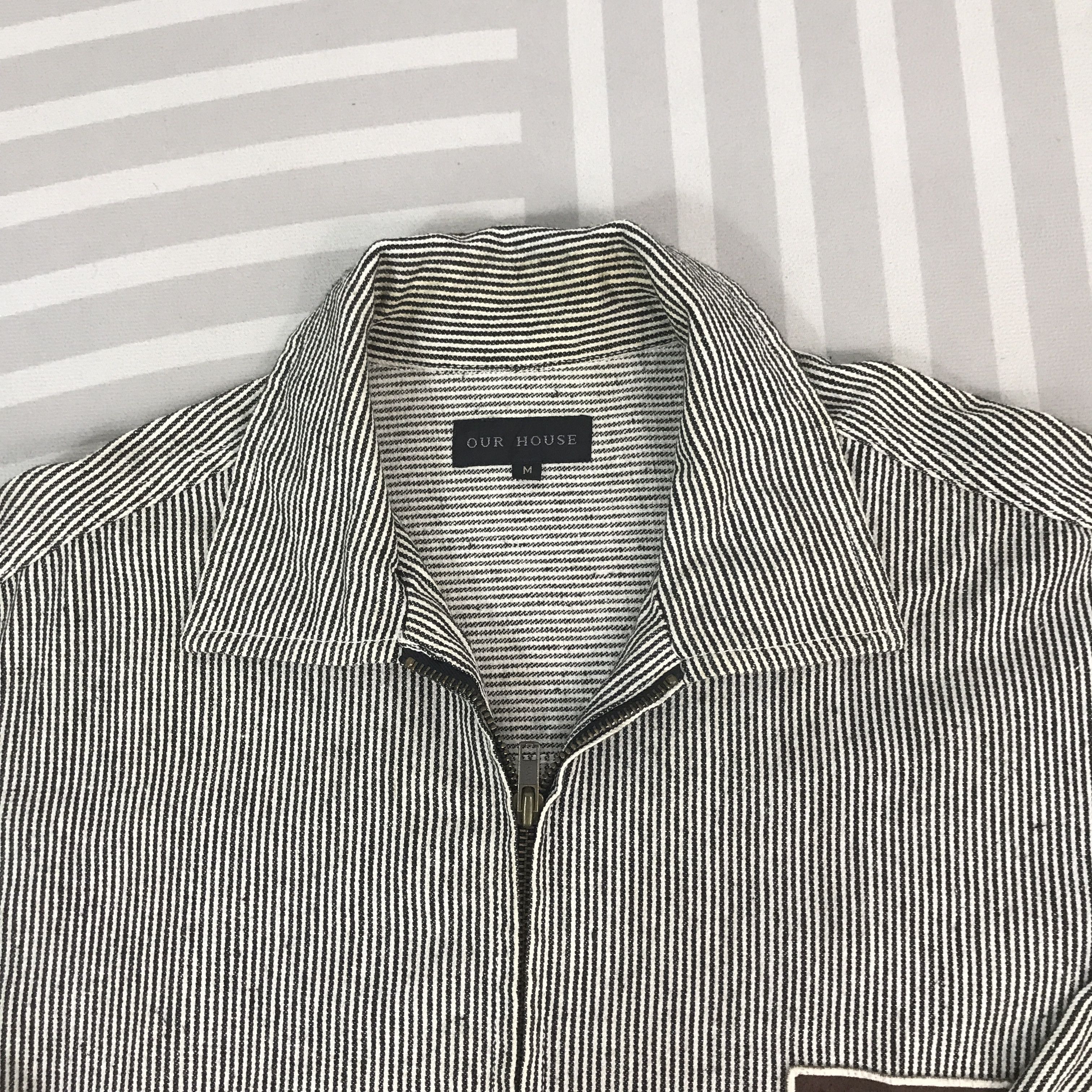 Japanese Brand Vintage Our House design Hickory zipper Jacket Size US M / EU 48-50 / 2 - 8 Thumbnail