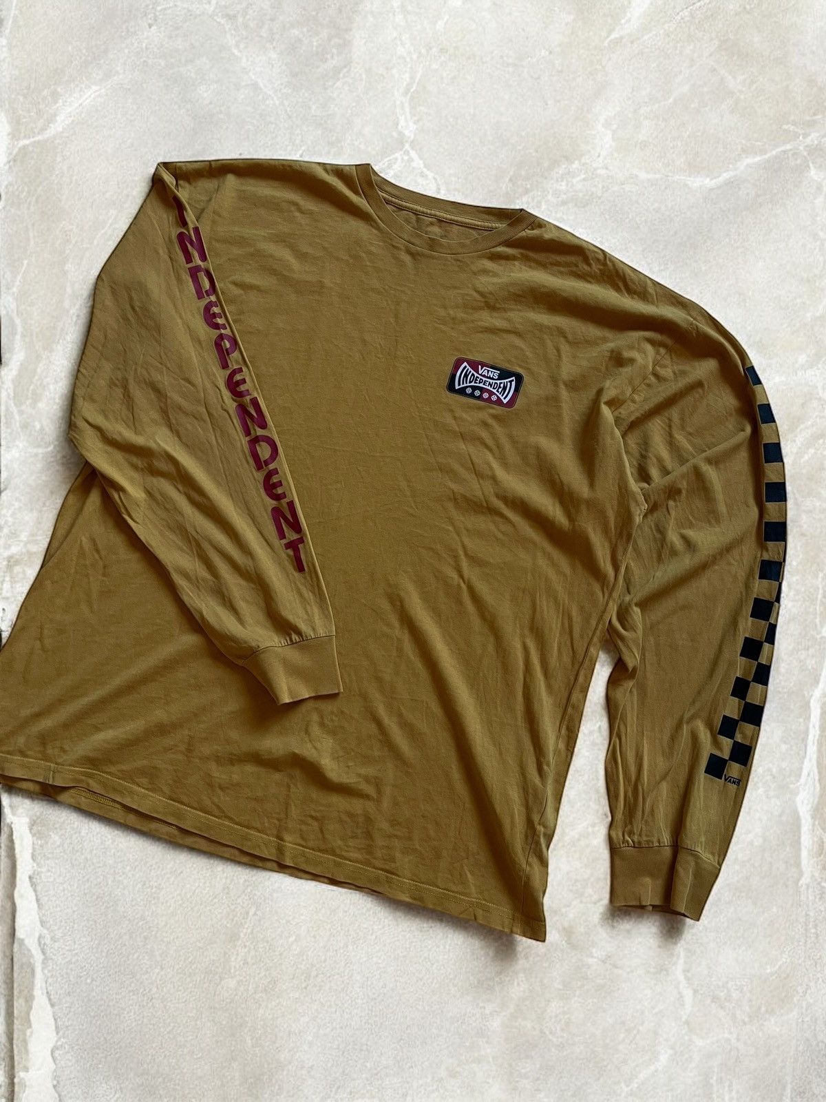 Independent Truck Co. × Vans VANS x INDEPENDENT Vintage Long Sleeve T Shirt Tee logo y2k Size US XL / EU 56 / 4 - 4 Thumbnail