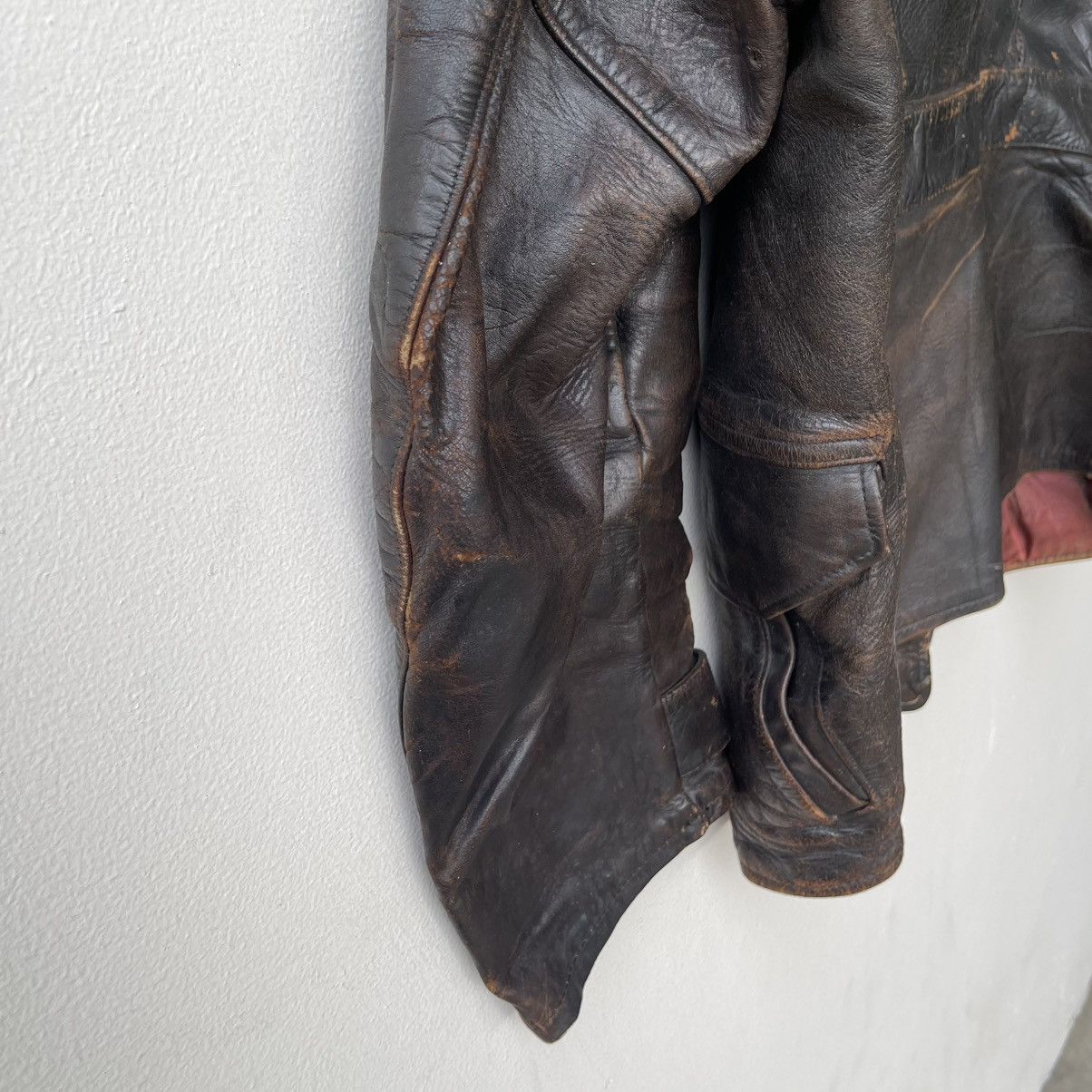 Sears True Vintage 30s Sears Hercules Horsehide Half-Belt Jacket Size US L / EU 52-54 / 3 - 10 Thumbnail