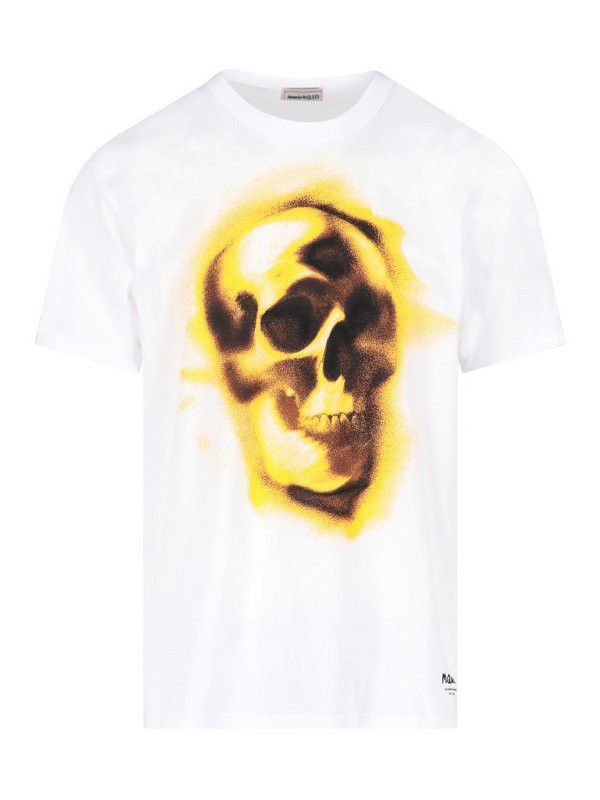 Alexander McQueen o1y1024 T-Shirt In White Size US XXL / EU 58 / 5 - 1 Thumbnail