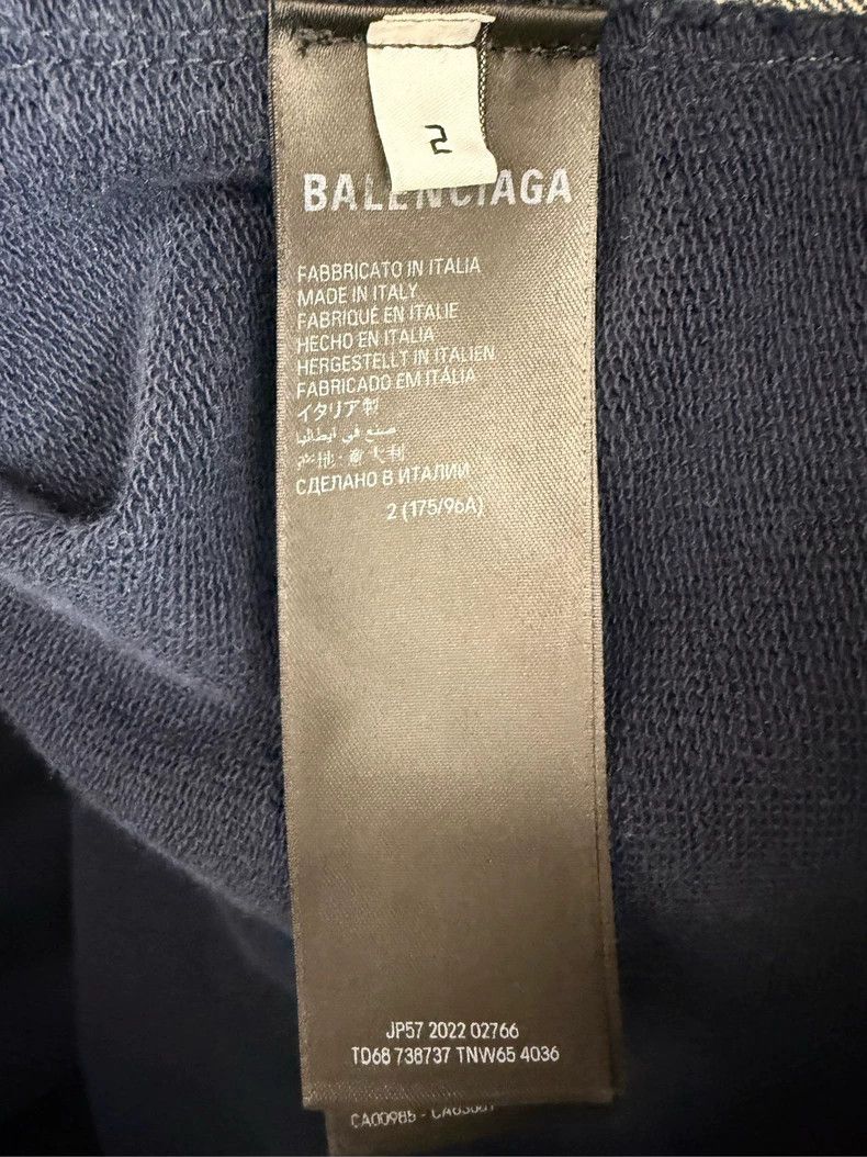 Balenciaga Balenciaga Denim splicing sweater coat Size US M / EU 48-50 / 2 - 4 Thumbnail