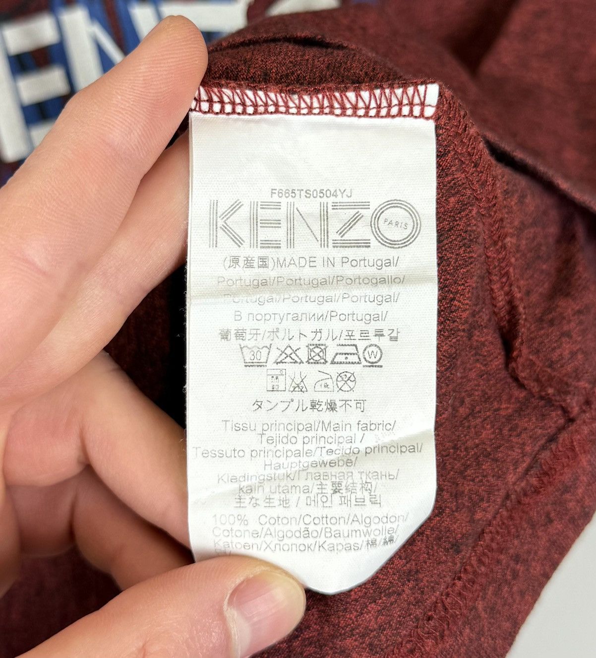 Kenzo Kenzo Paris Tiger Logo Print T-shirt Short Sleeve Crew Neck Size US L / EU 52-54 / 3 - 8 Thumbnail