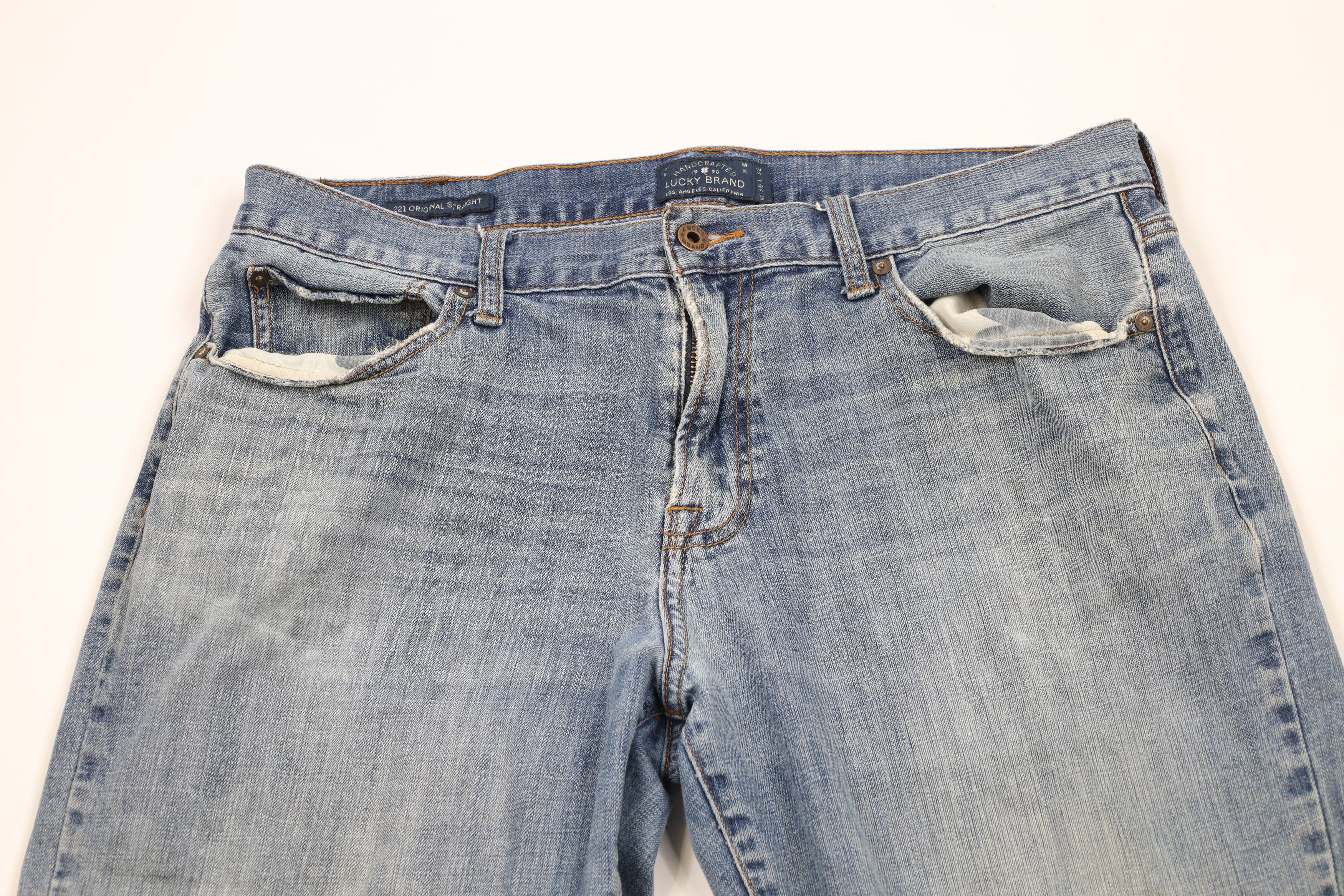 Lucky Brand × Vintage Vintage Y2K Lucky Brand 221 Original Straight Leg Jeans Size US 38 / EU 54 - 2 Thumbnail