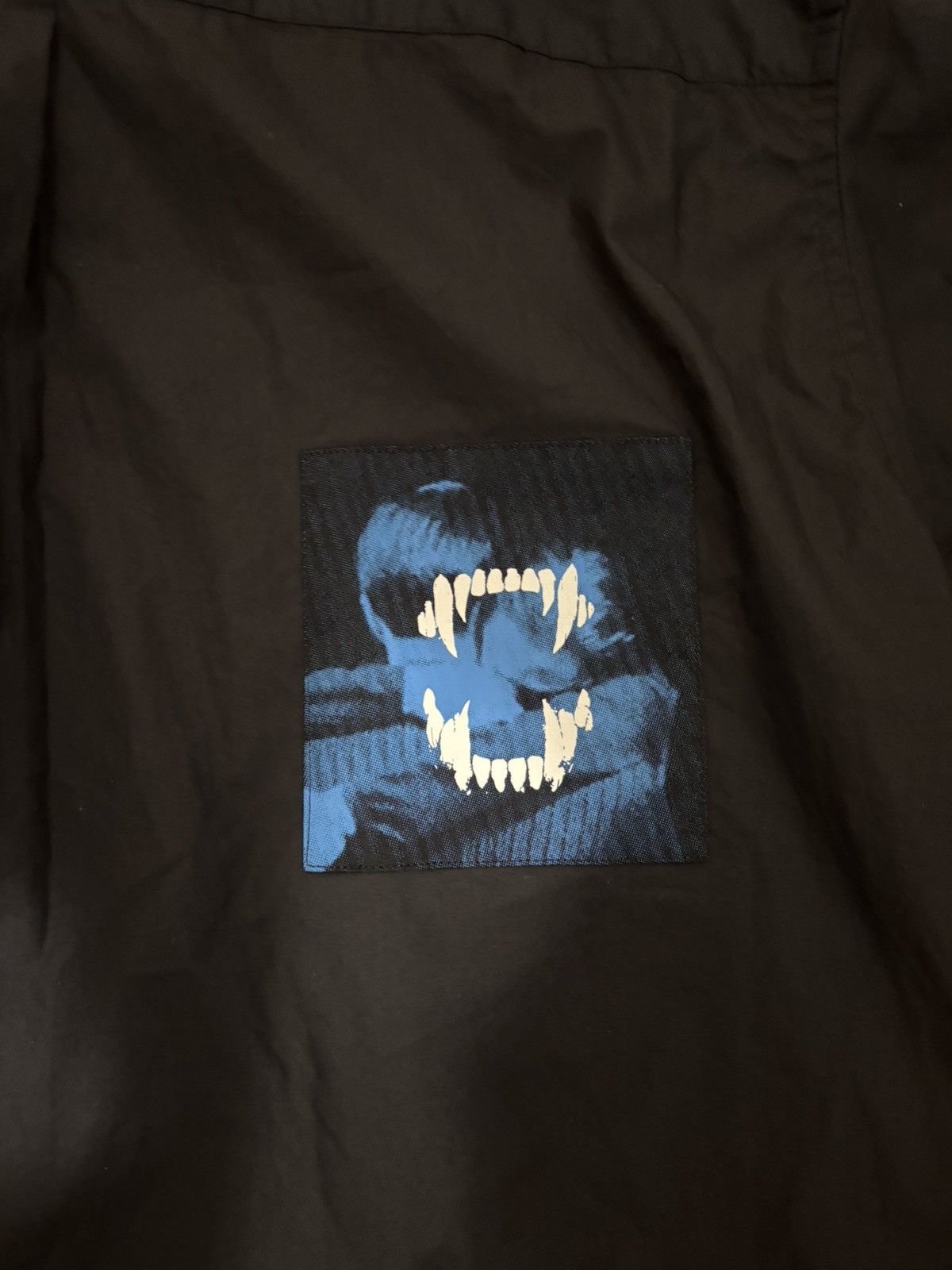 Undercover Undercover SS25 Patch Print Long Sleeve Collared Shirt Black Size US L / EU 52-54 / 3 - 14 Thumbnail