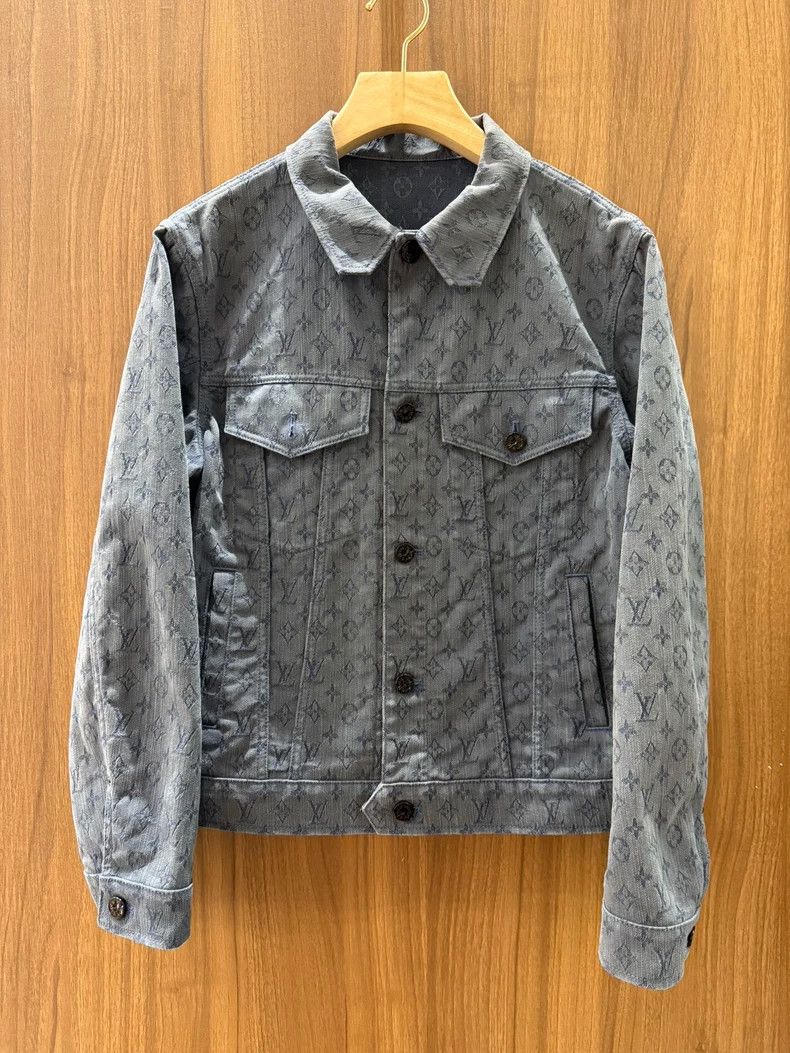 Louis Vuitton Full logo denim jacket
