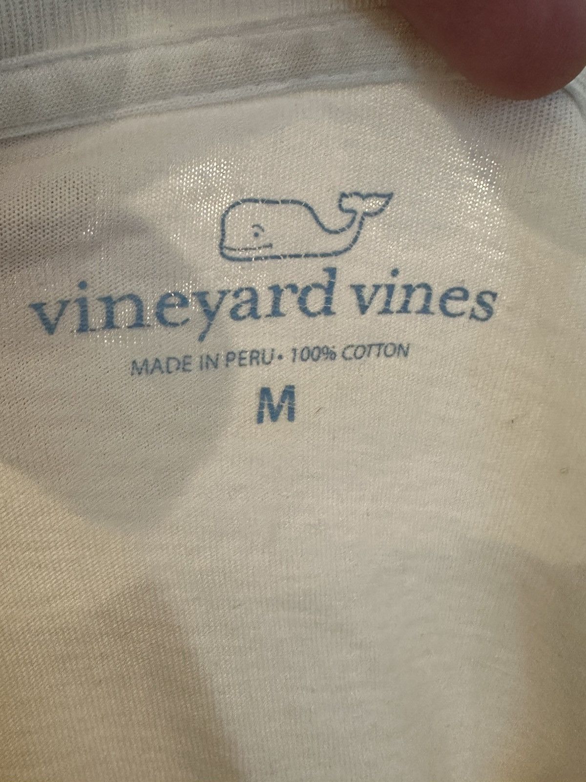 Vineyard Vines Vineyard Vines White Tshirt I Whale Texas Size M Size US M / EU 48-50 / 2 - 3 Thumbnail