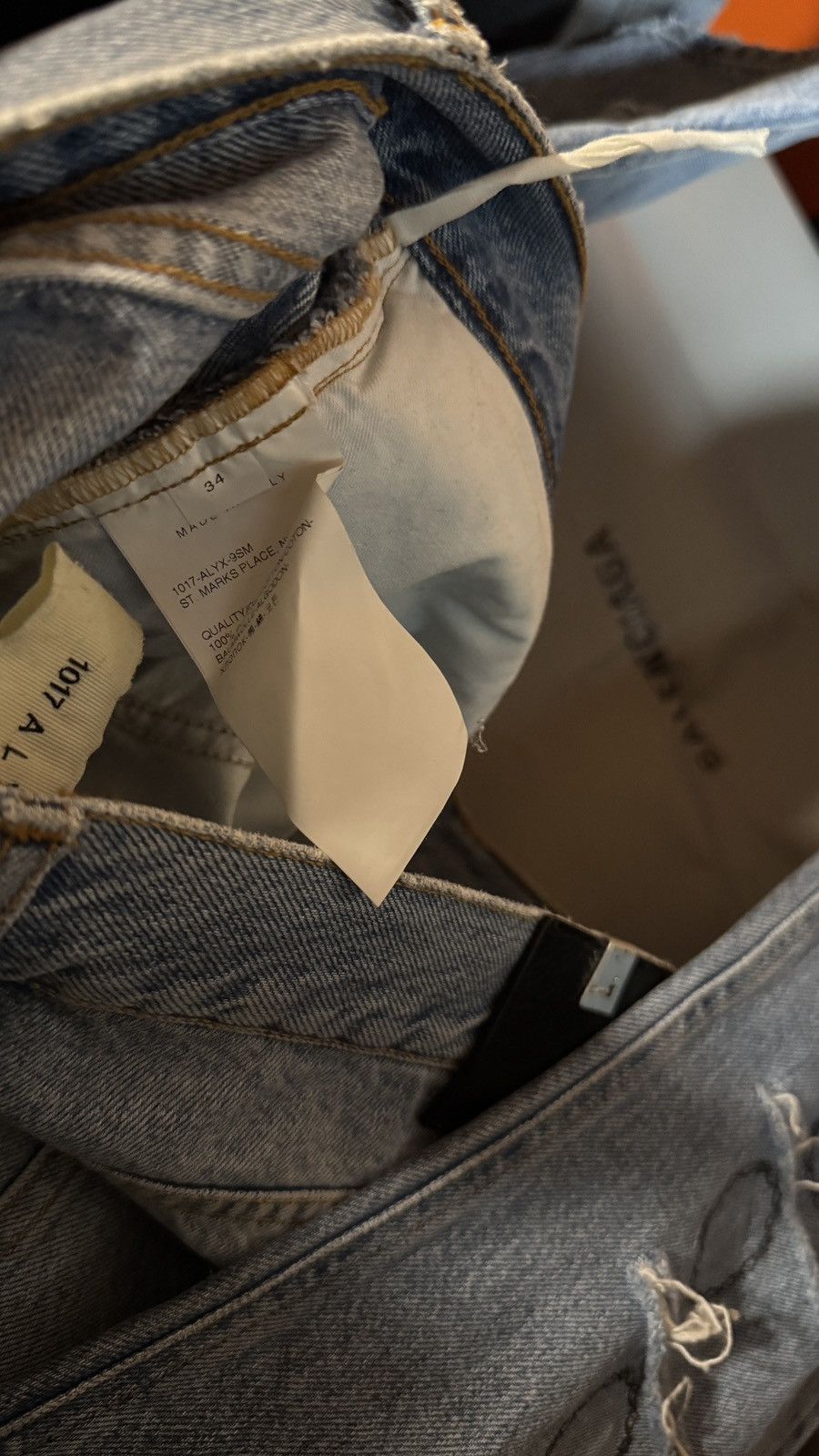 1017 ALYX 9SM Alyx Thorn Slash Denim Size US 34 / EU 50 - 7 Thumbnail