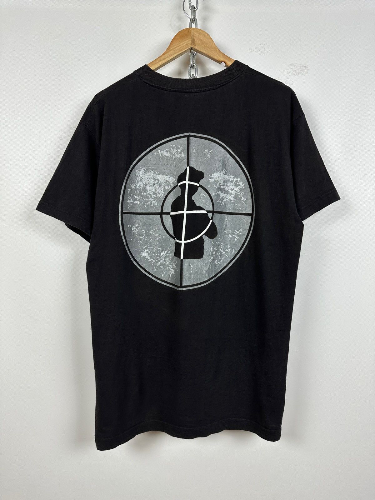 Band Tees 1991 Vintage Public Enemy Apocalypse Rare Band T-Shirt Size US XL / EU 56 / 4 - 2 Thumbnail
