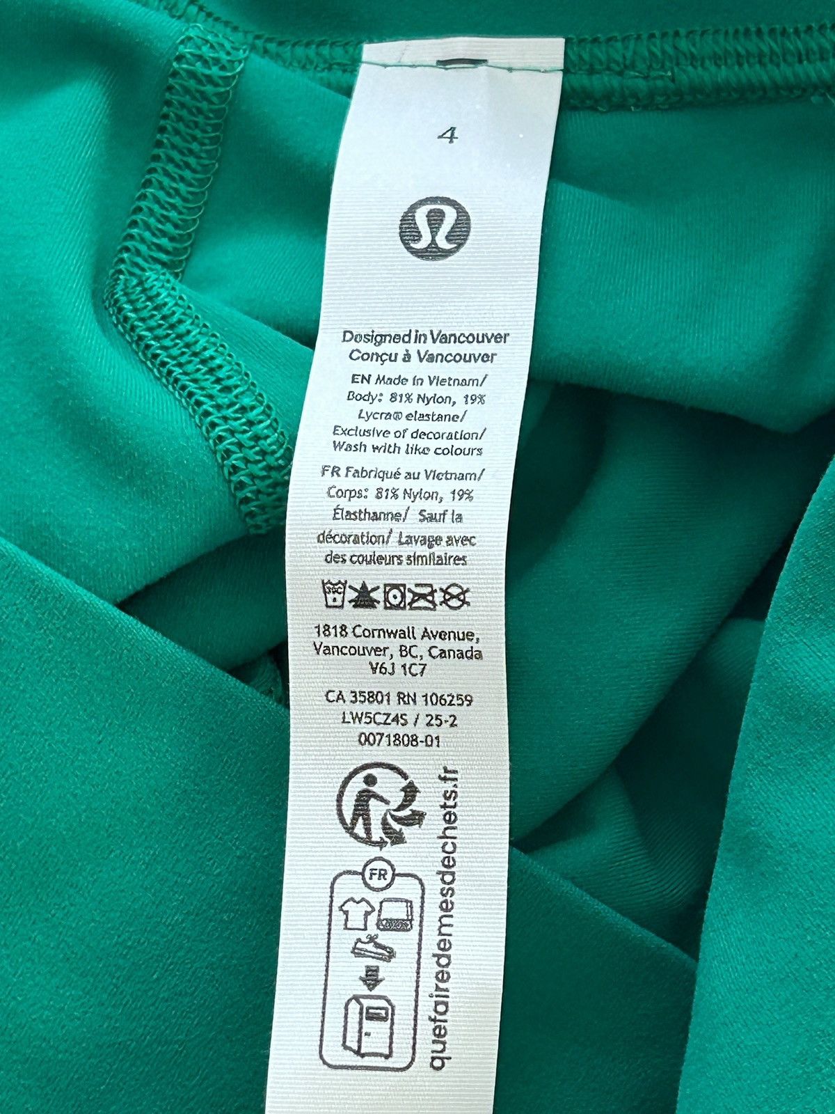 Lululemon NWT lululemon Align HR Pant 28" size 4 Raceway Green Size 27" / US 4 / IT 40 - 3 Thumbnail
