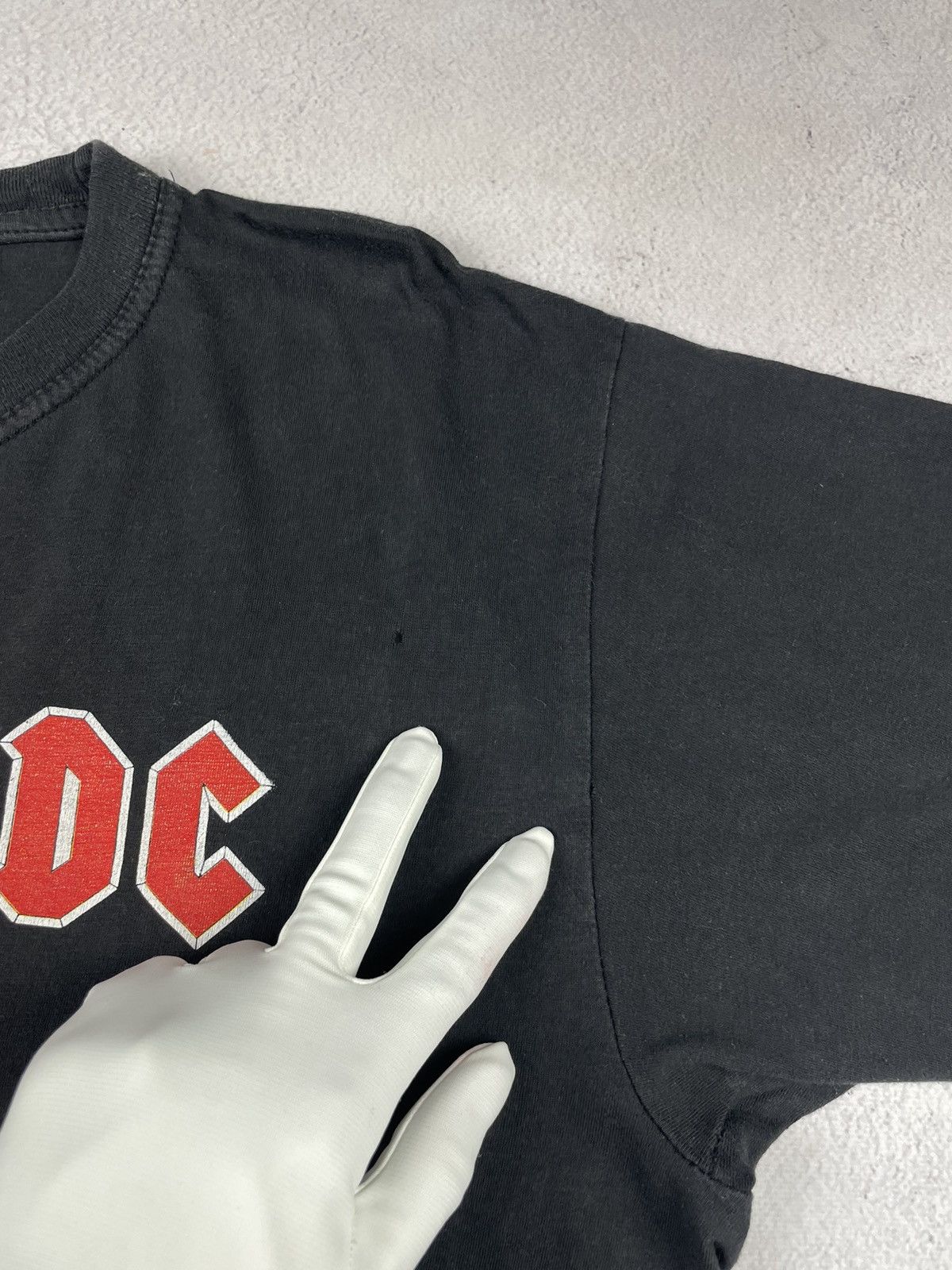 AC/DC Vintage Rare AC/DC Angus Young T-Shirt Top Tag Rock Band Size US XXL / EU 58 / 5 - 9 Thumbnail