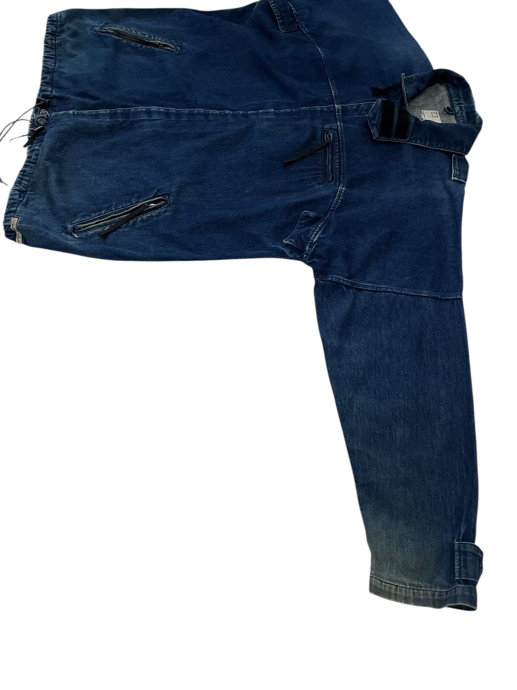 Number (N)ine Number (N)ine #9 Blue Denim Oversized Baggy Jacket Size US M / EU 48-50 / 2 - 5 Thumbnail