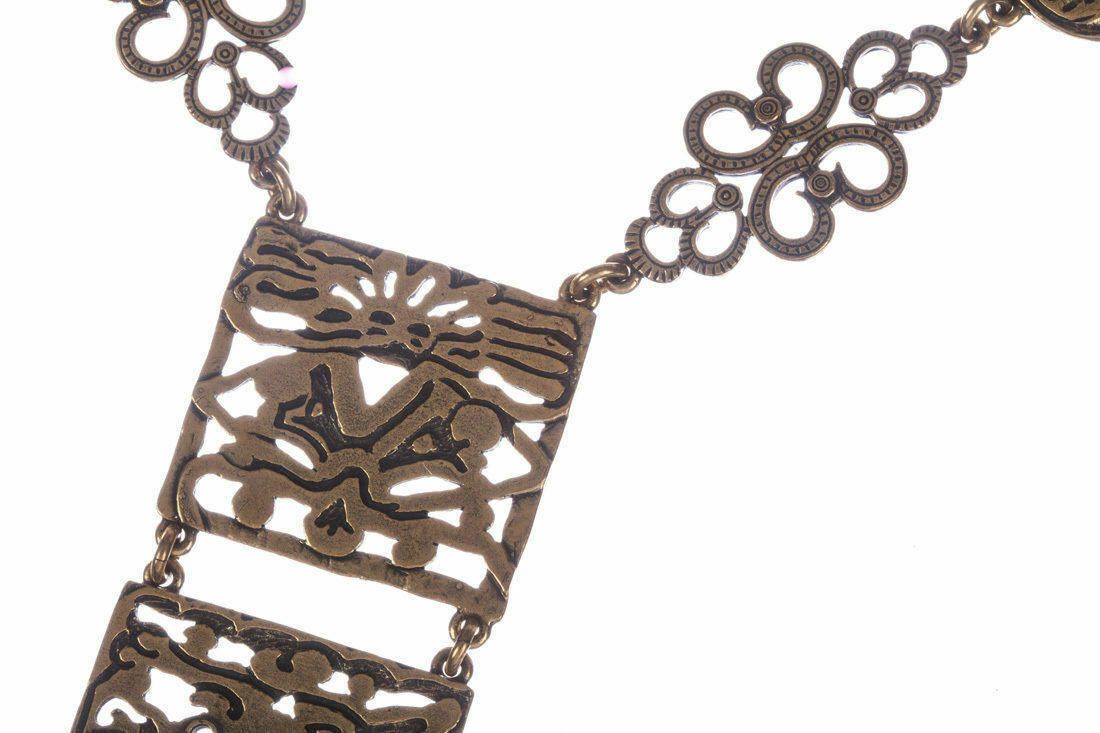Oscar De La Renta Oscar De La Renta African Inspired Tribal Tassel Necklace Size ONE SIZE - 3 Thumbnail