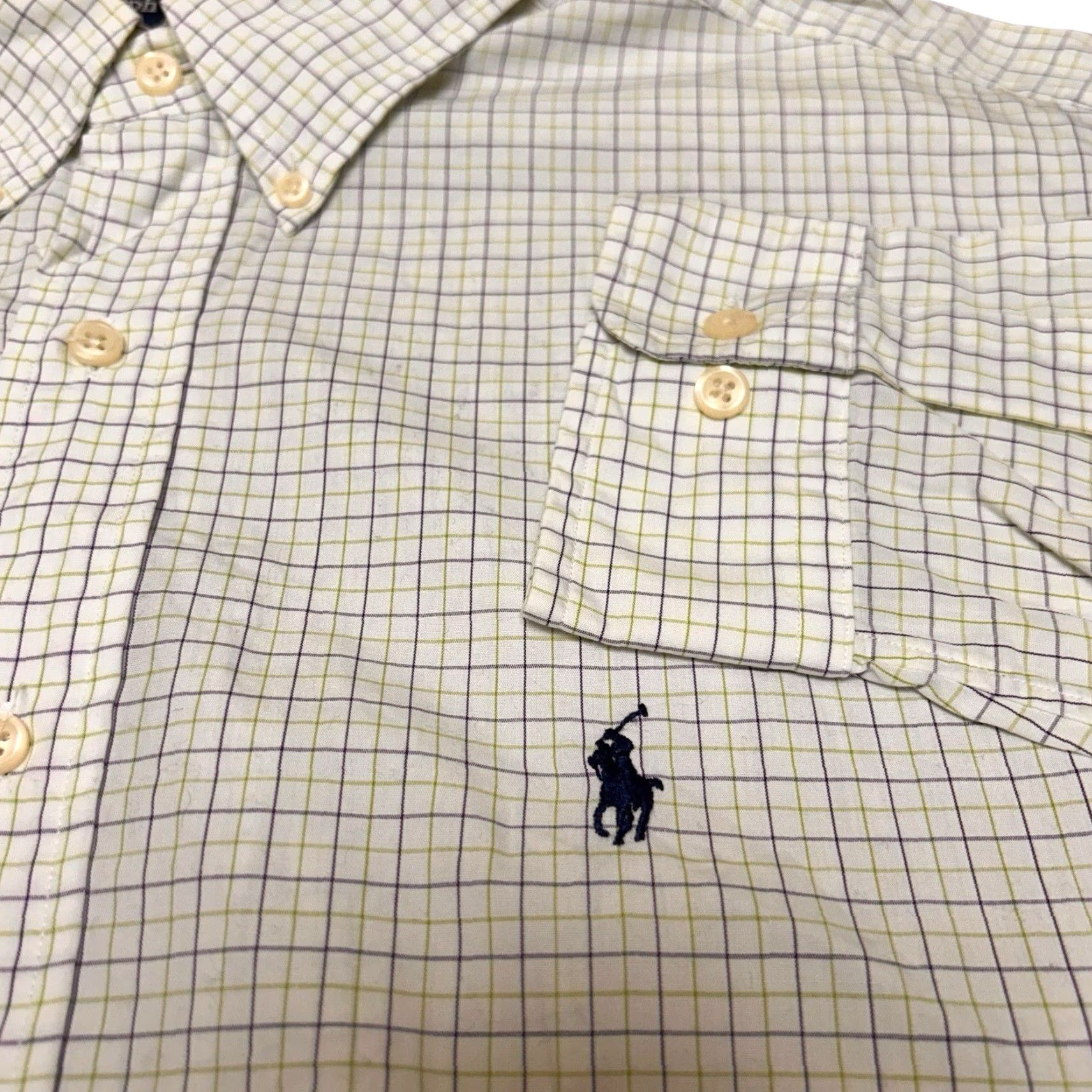 Ralph Lauren Ralph Lauren Yarmouth Mens Button-Up Shirt 16.5 32/33 Purple Plaid Cotton Oxford Multicolor Size US XL / EU 56 / 4 - 2 Thumbnail