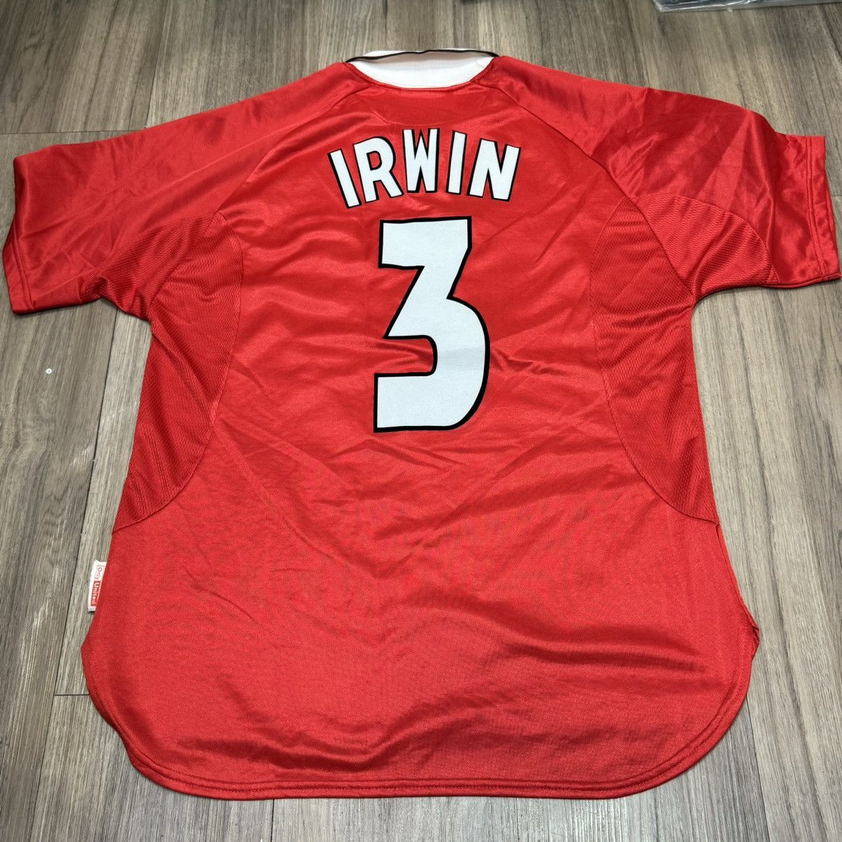 Umbro manchester united 98/99 champions league home shirt #3 Irwin Size US M / EU 48-50 / 2 - 2 Thumbnail