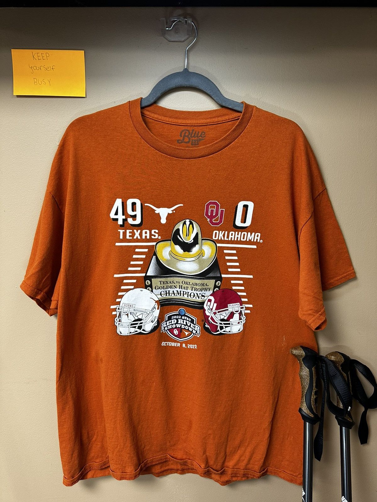 Other × Vintage Texas vs Oklahoma vintage t shirt Size US XL / EU 56 / 4 - 1 Thumbnail